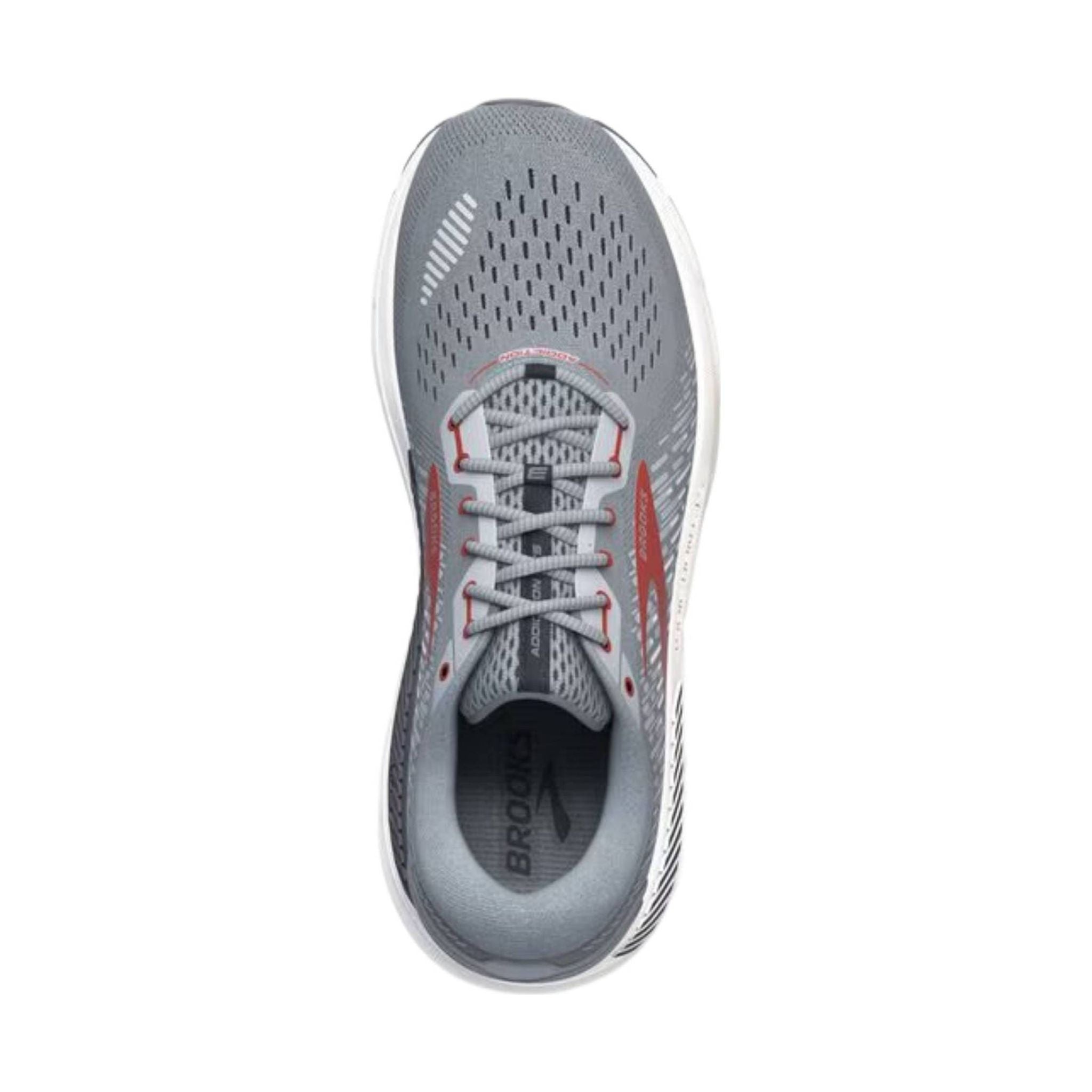 Brooks Men's Addiction GTS 15 Running Shoes - Grey/Ebony/Chili Oil by Lenny's Shoe & Apparel