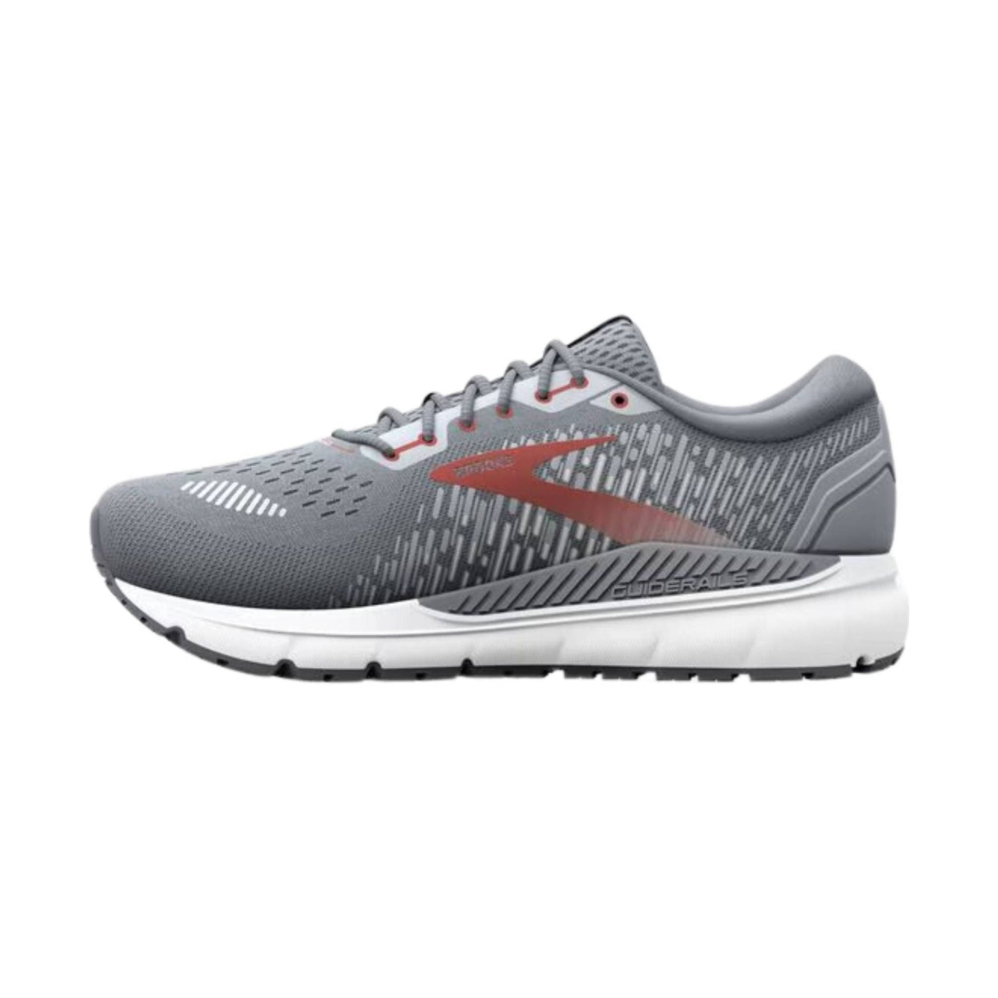 Brooks Men's Addiction GTS 15 Running Shoes - Grey/Ebony/Chili Oil by Lenny's Shoe & Apparel