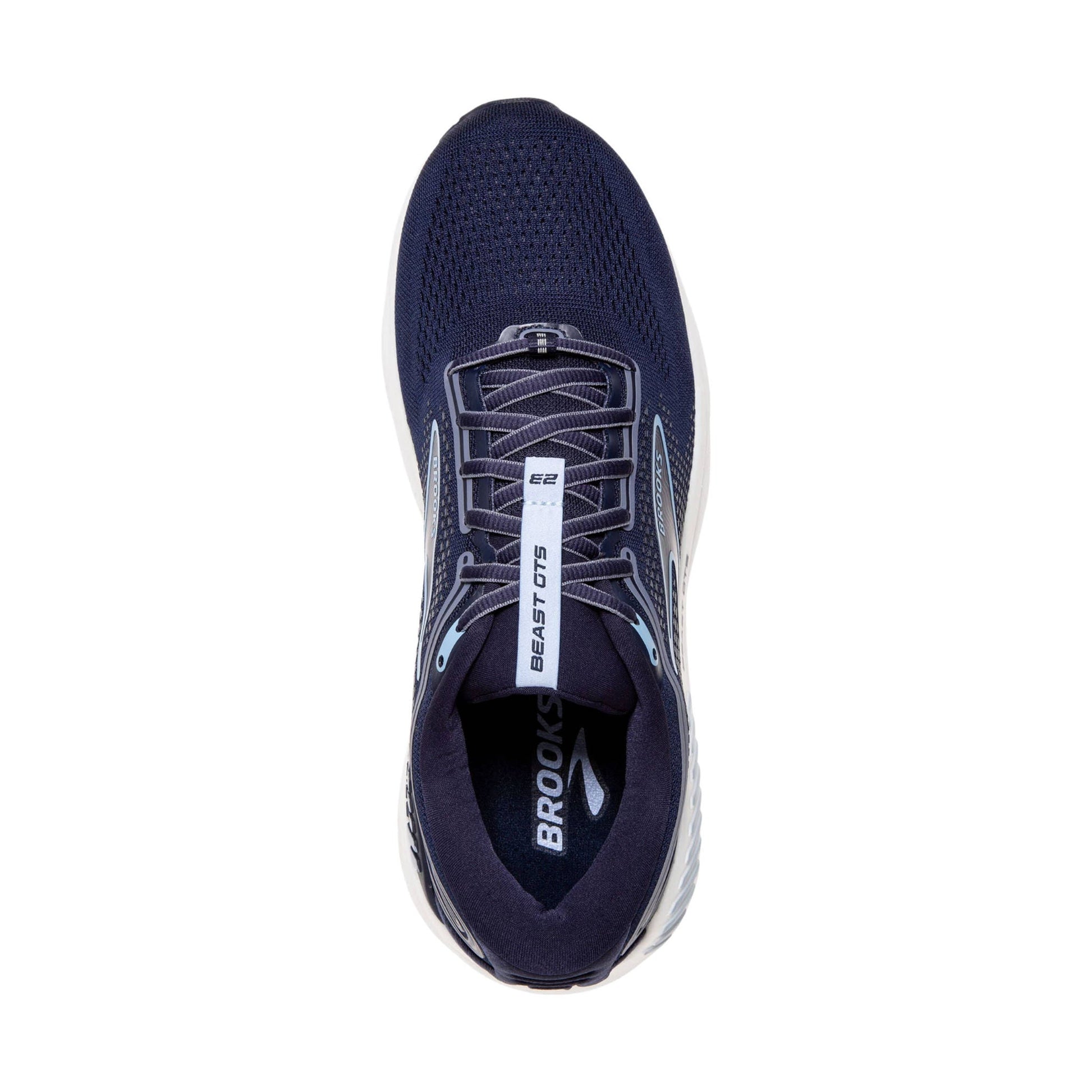 Brooks Men's Beast GTS 23 Road Running Shoes - Peacoat/Blue/White by Lenny's Shoe & Apparel