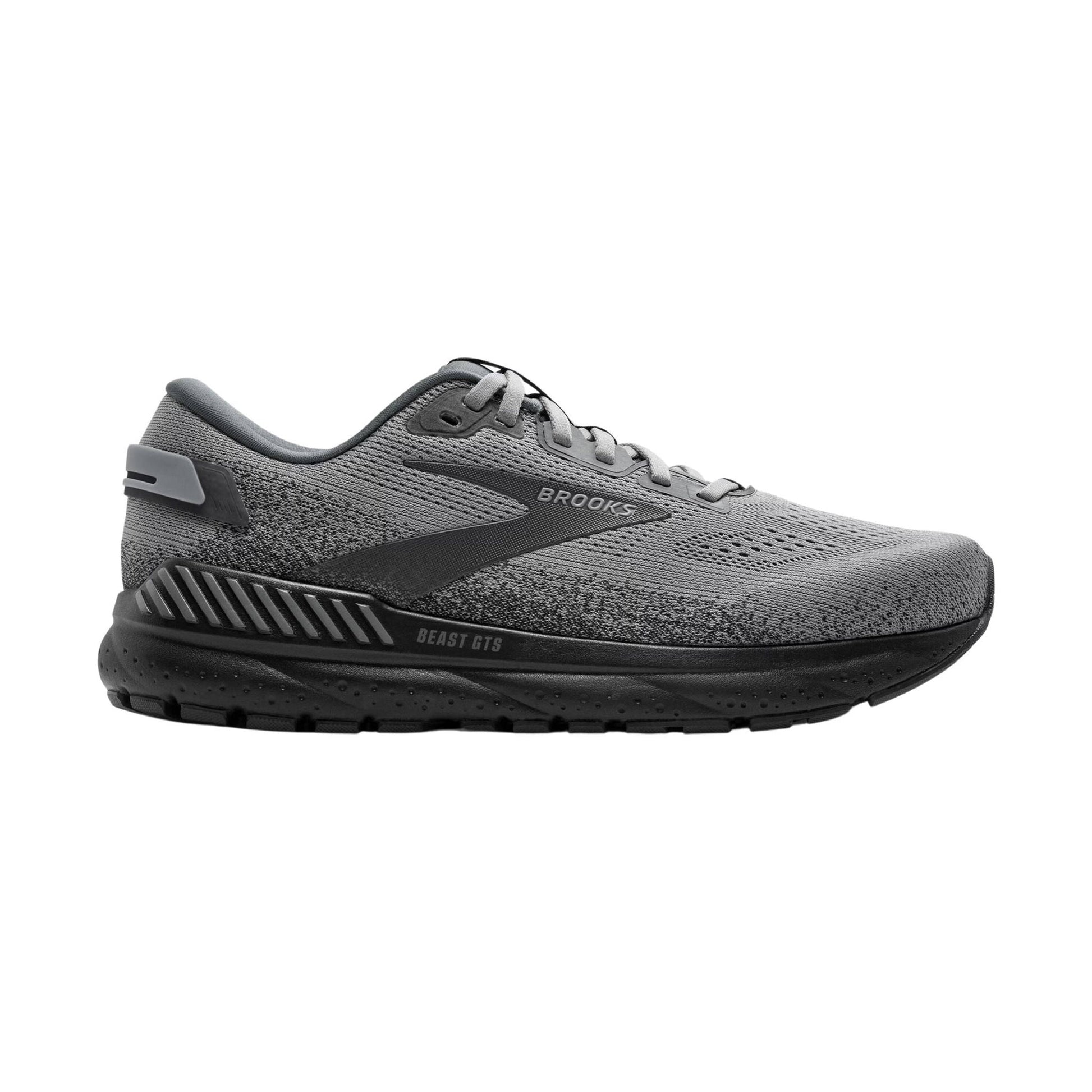 Brooks Men's Beast GTS 24 Road Running Shoes - Primer Grey/Ebony by Lenny's Shoe & Apparel