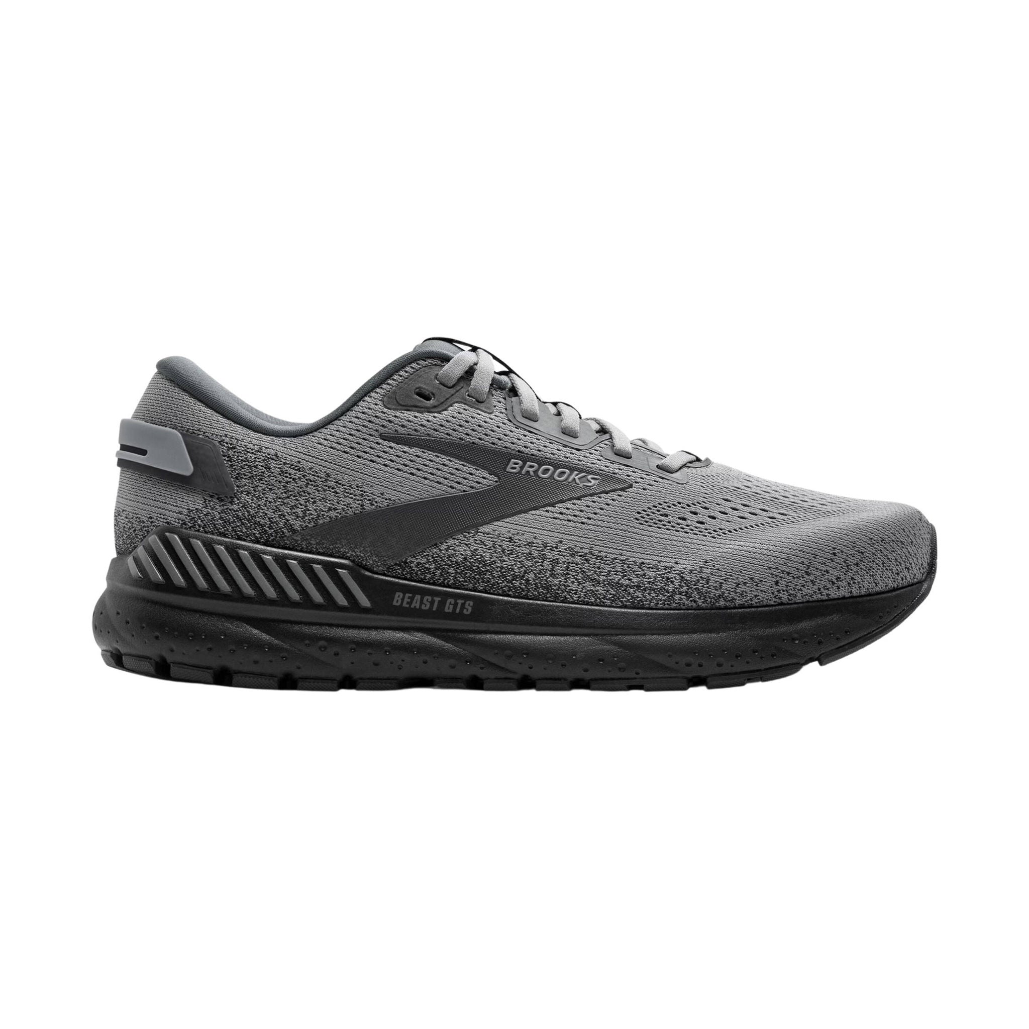 Brooks Men's Beast GTS 24 Road Running Shoes - Primer Grey/Ebony by Lenny's Shoe & Apparel