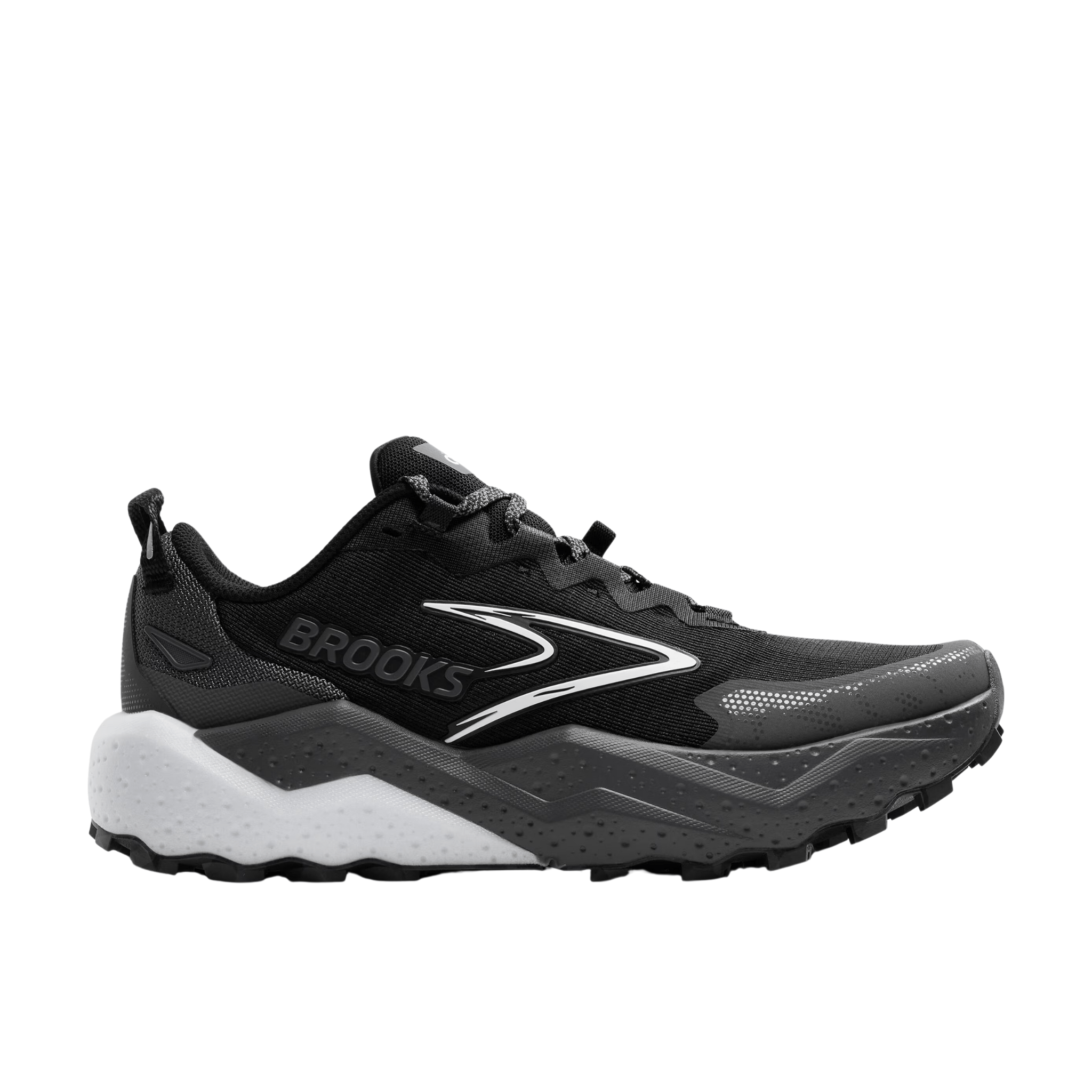 Brooks Men's Caldera 8 Trail Running Shoes - Black/Blackened Pearl/White by Lenny's Shoe & Apparel