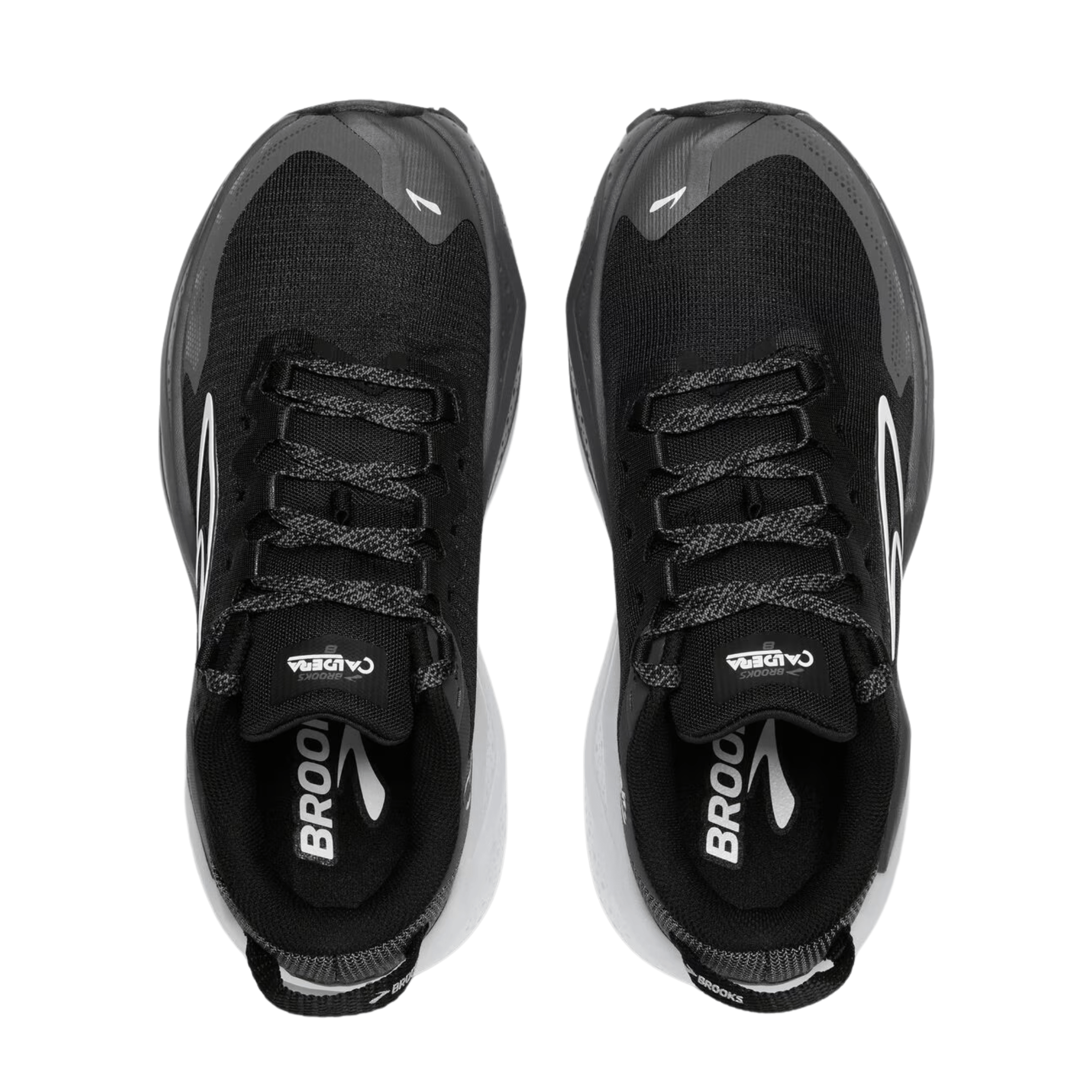 Brooks Men's Caldera 8 Trail Running Shoes - Black/Blackened Pearl/White by Lenny's Shoe & Apparel