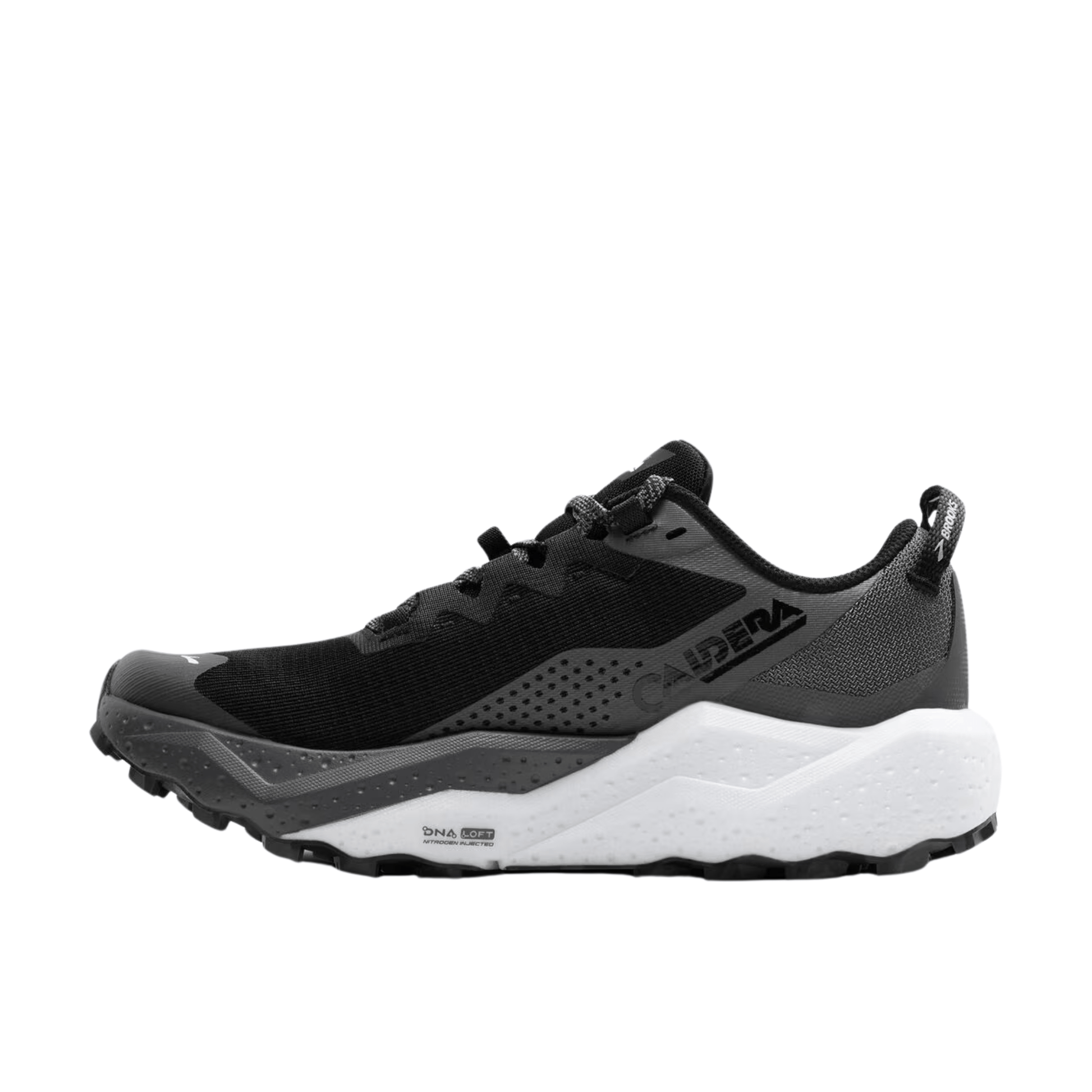 Brooks Men's Caldera 8 Trail Running Shoes - Black/Blackened Pearl/White by Lenny's Shoe & Apparel
