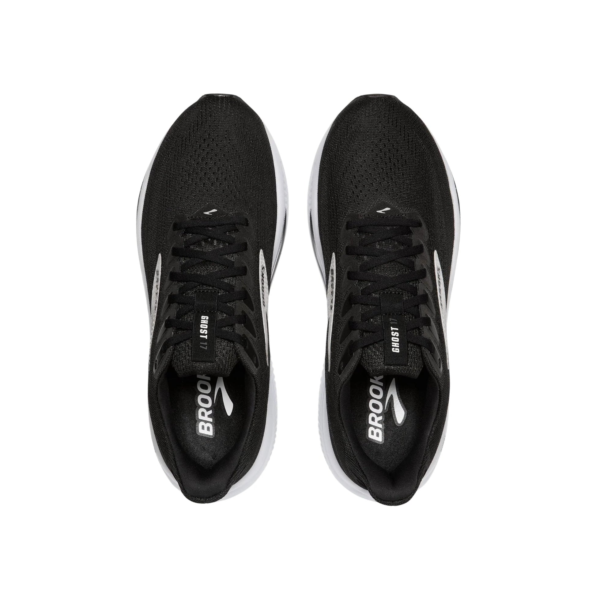 Brooks Men's Ghost 17 Running Shoes - Black/Grey/White by Lenny's Shoe & Apparel