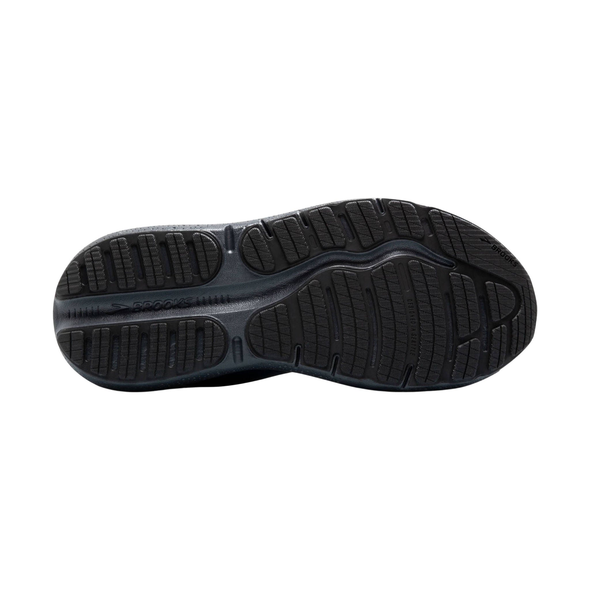 Brooks Men's Ghost Max 2 Road Running Shoes - Ebony/Cockatoo/Blue Sapphire by Lenny's Shoe & Apparel