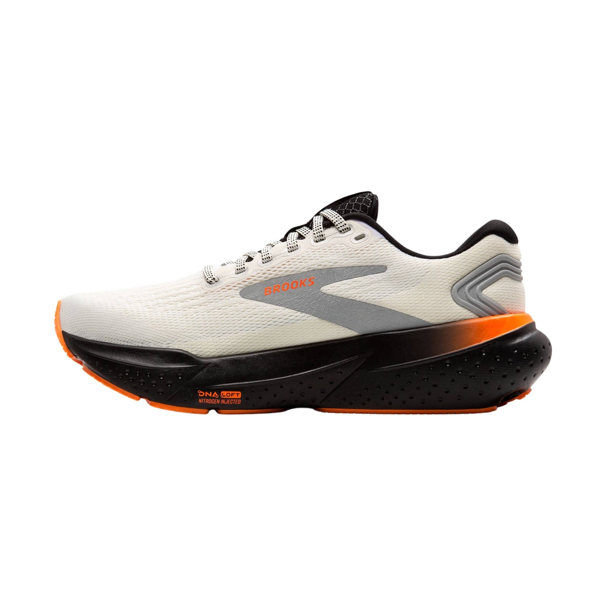 Brooks Men's Glycerin 21 Road Running Shoes - Ecru/Orange/Black by Lenny's Shoe & Apparel