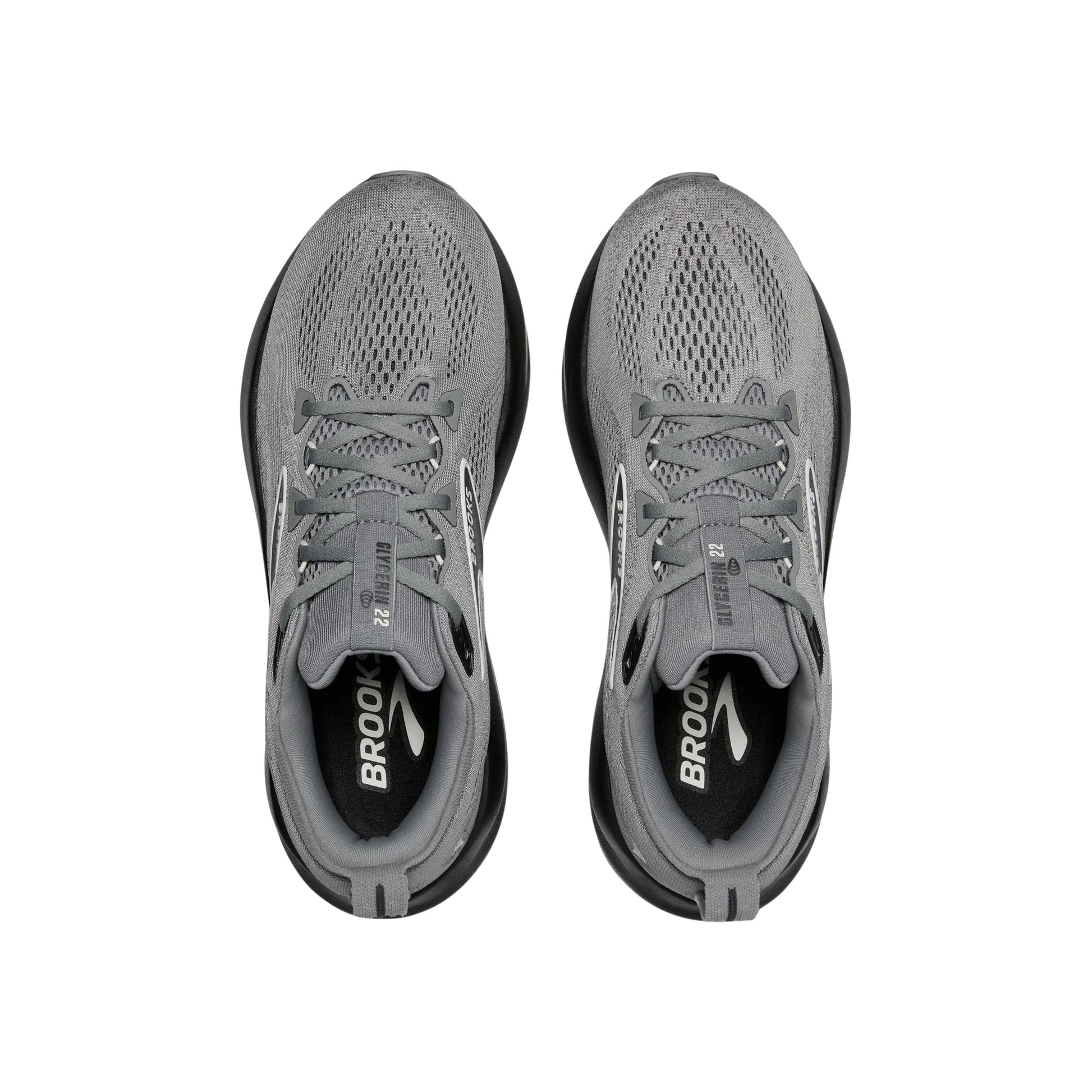 Brooks Men's Glycerin 22 Running Shoes - Primer Gray/Ebony/Bluewash by Lenny's Shoe & Apparel