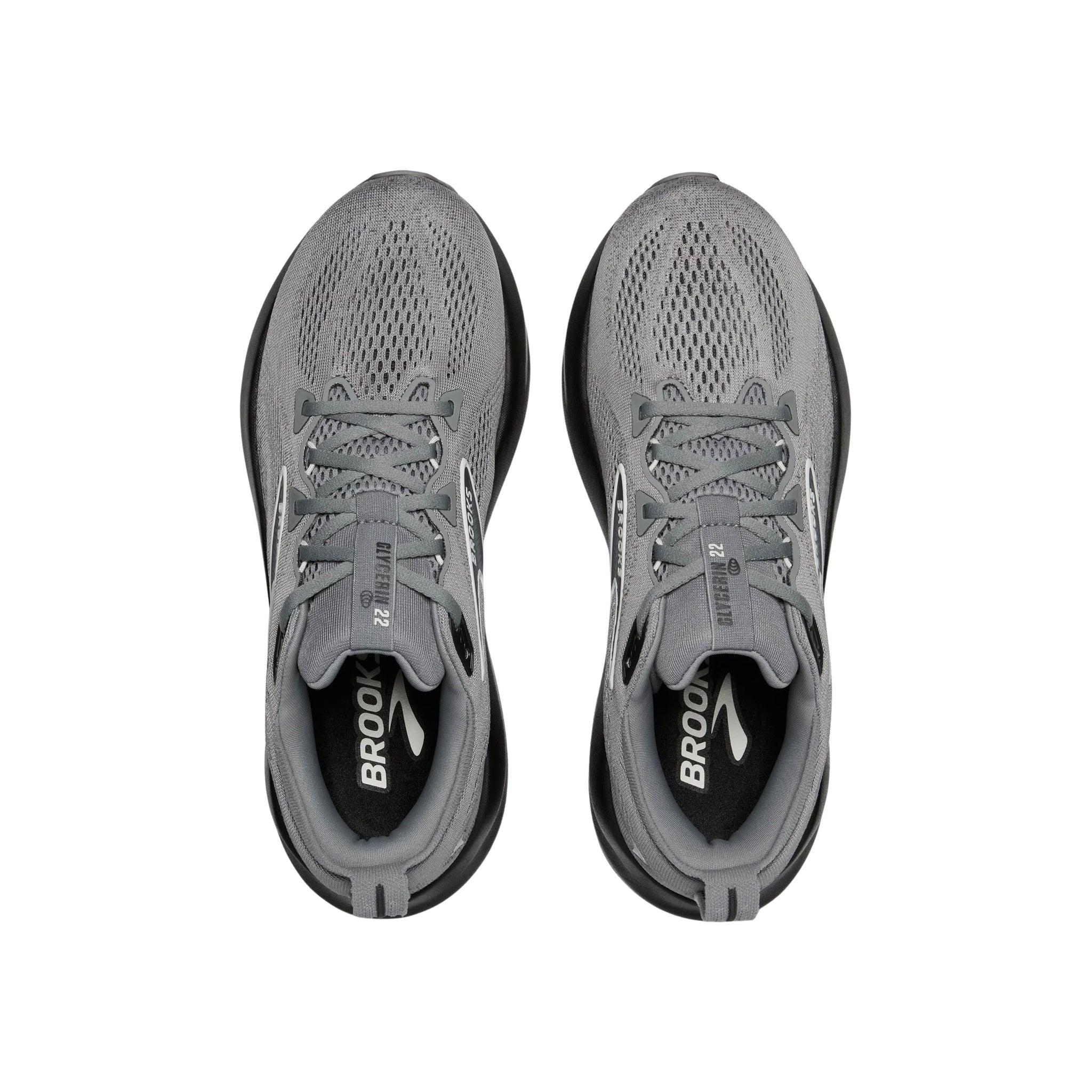 Brooks Men's Glycerin 22 Running Shoes - Primer Gray/Ebony/Bluewash by Lenny's Shoe & Apparel