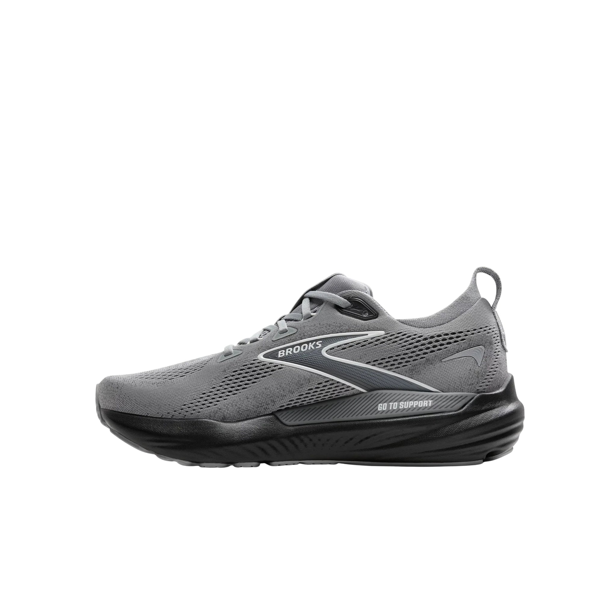 Brooks Men's Glycerin GTS 22 Running Shoes - Primer Gray/Ebony/Bluewash by Lenny's Shoe & Apparel