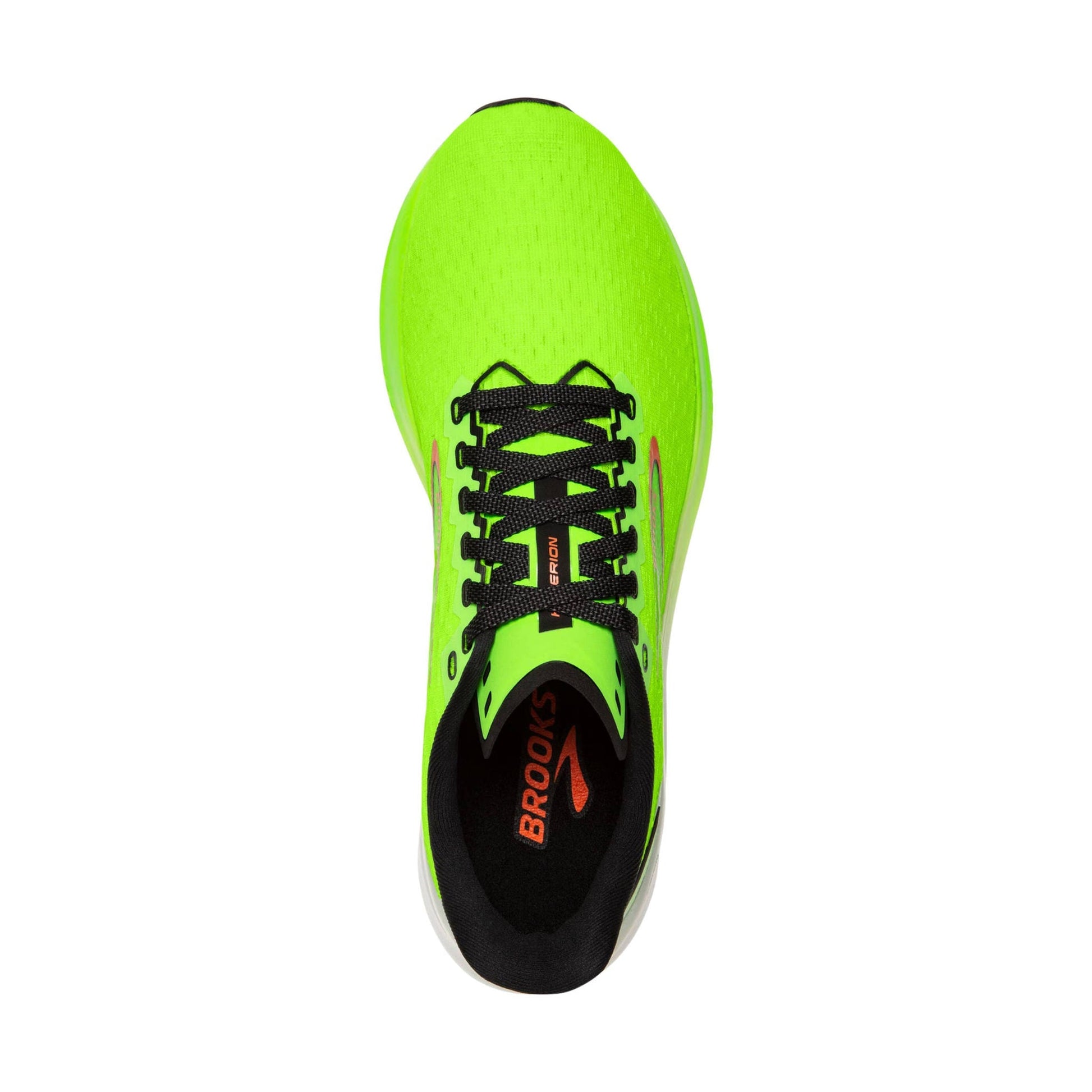 Brooks Men's Hyperion Road Running Shoes - Green Gecko/Red Orange/White by Lenny's Shoe & Apparel