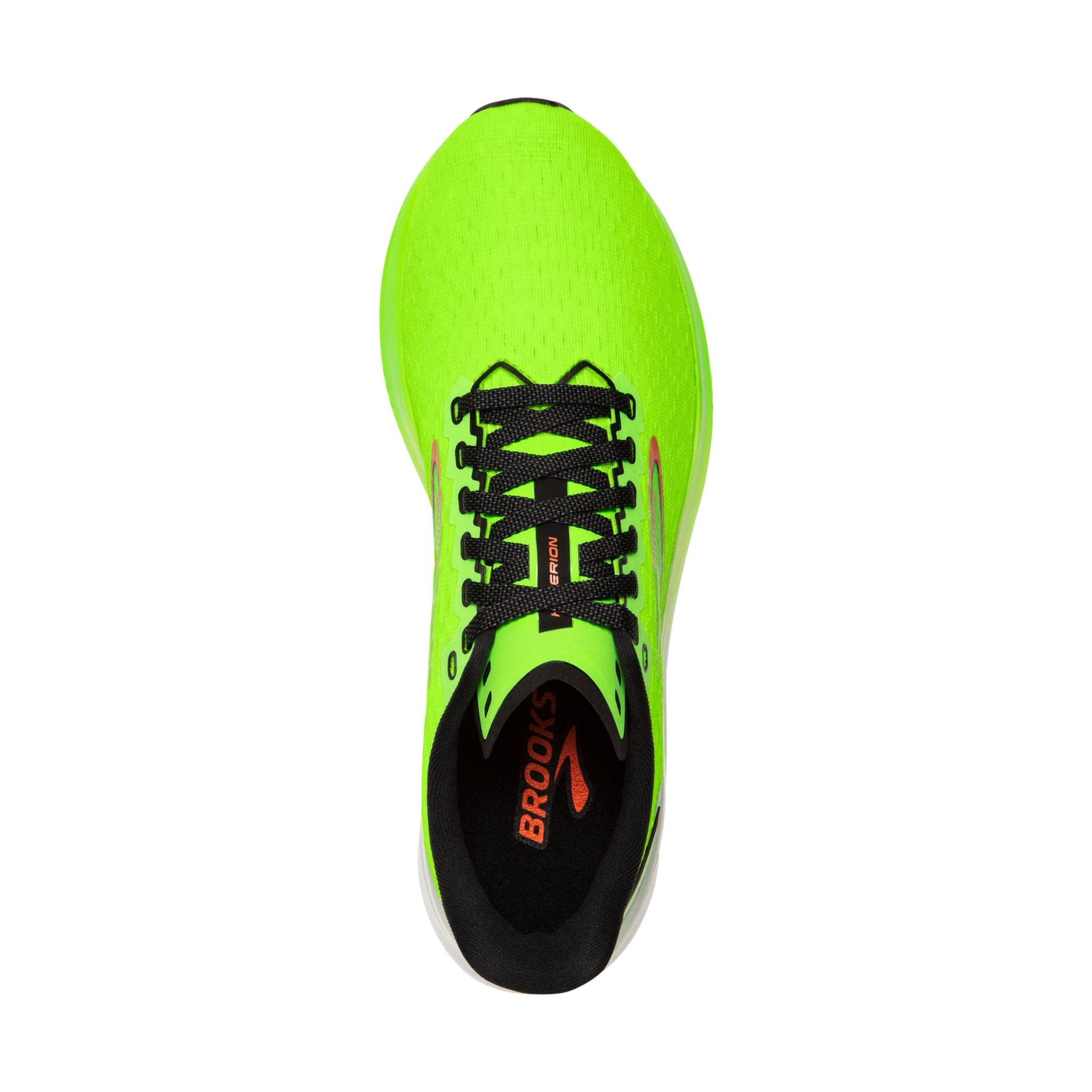 Brooks Men's Hyperion Road Running Shoes - Green Gecko/Red Orange/White by Lenny's Shoe & Apparel