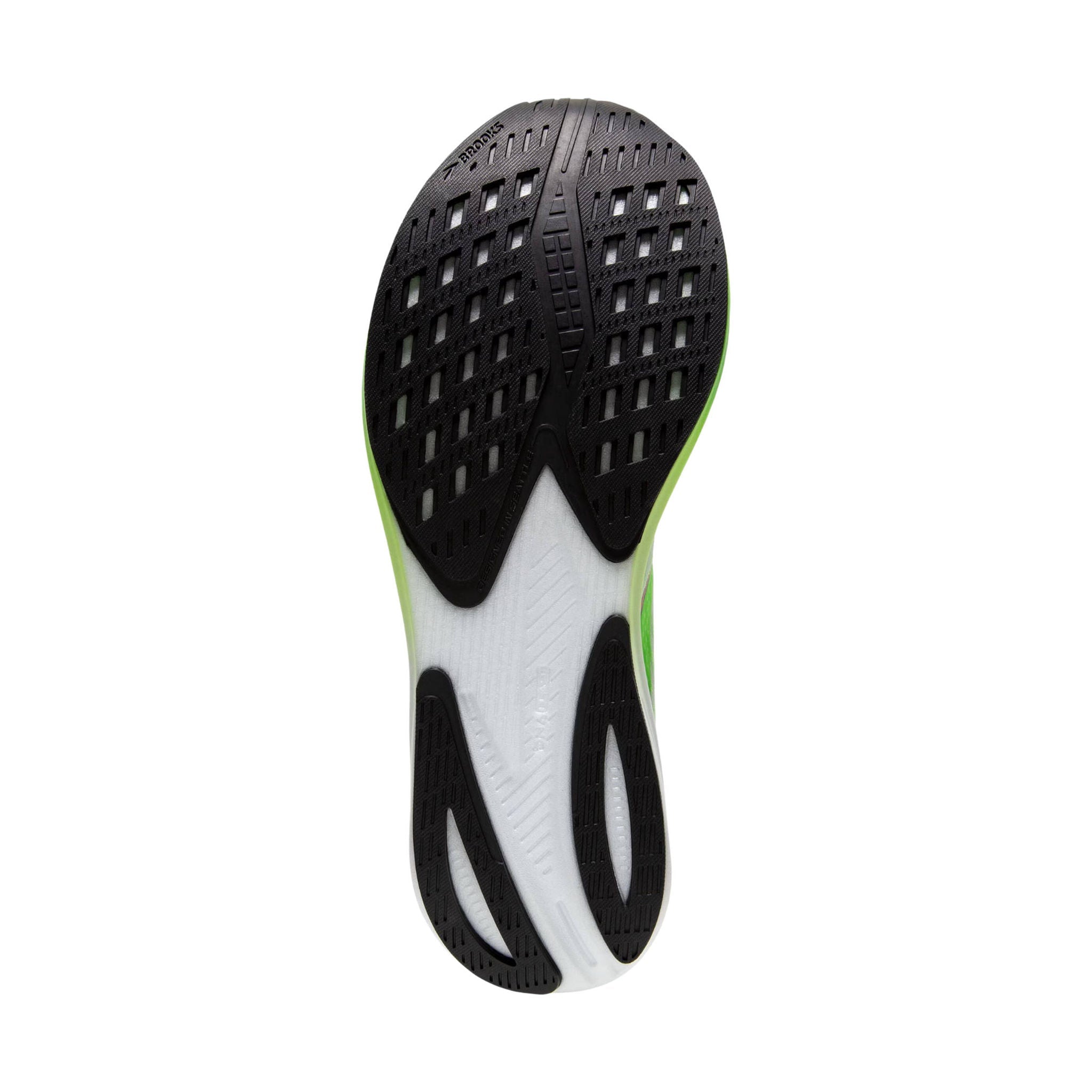 Brooks Men's Hyperion Road Running Shoes - Green Gecko/Red Orange/White by Lenny's Shoe & Apparel