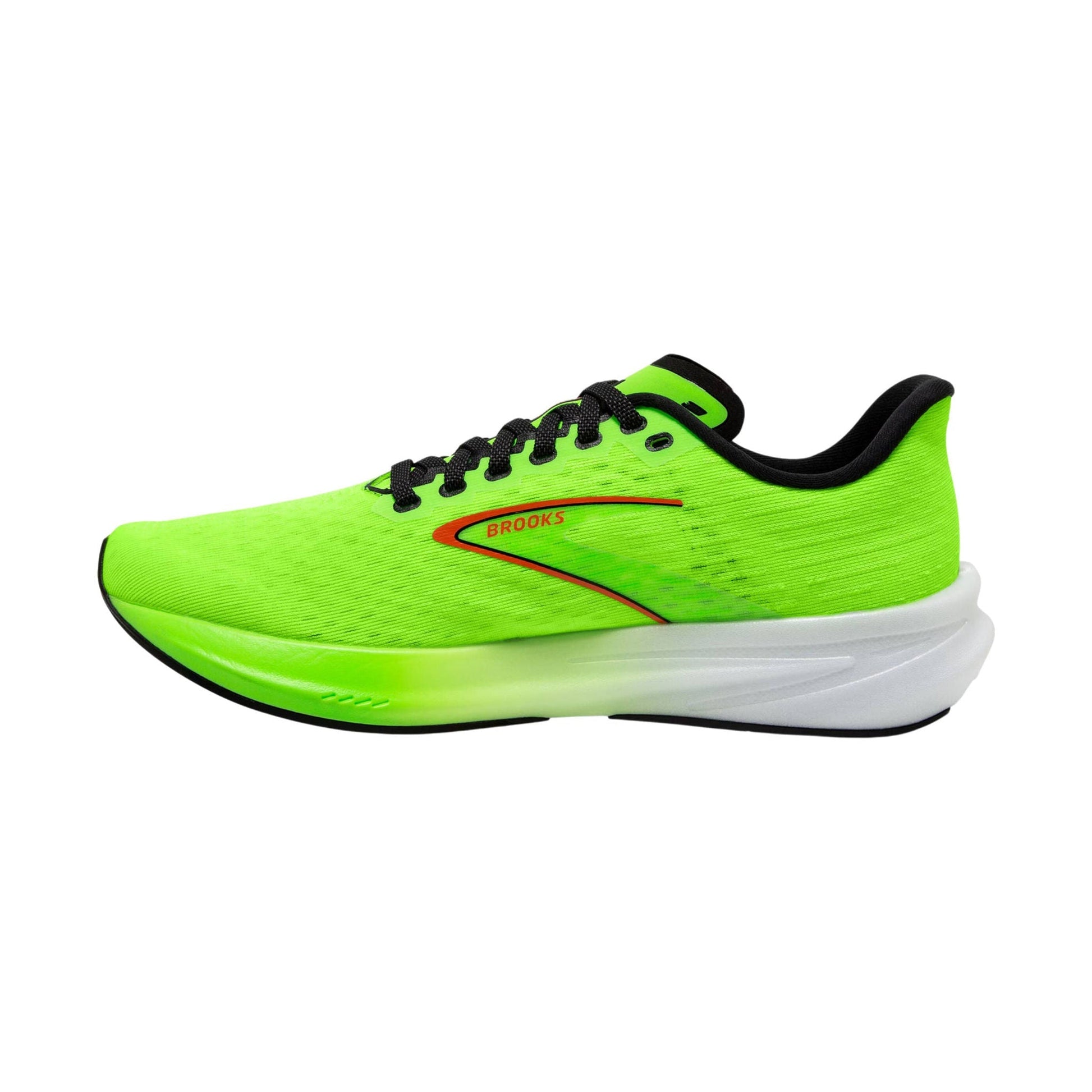 Brooks Men's Hyperion Road Running Shoes - Green Gecko/Red Orange/White by Lenny's Shoe & Apparel