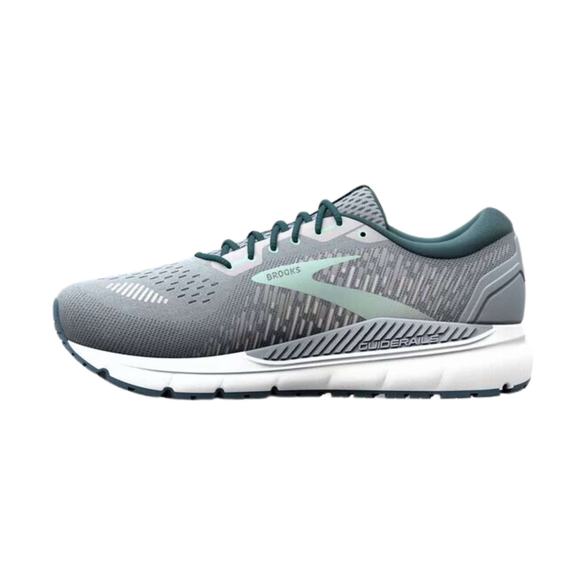 Brooks Women's Addiction GTS 15 Road Running Shoes - Grey/Navy/Aqua by Lenny's Shoe & Apparel