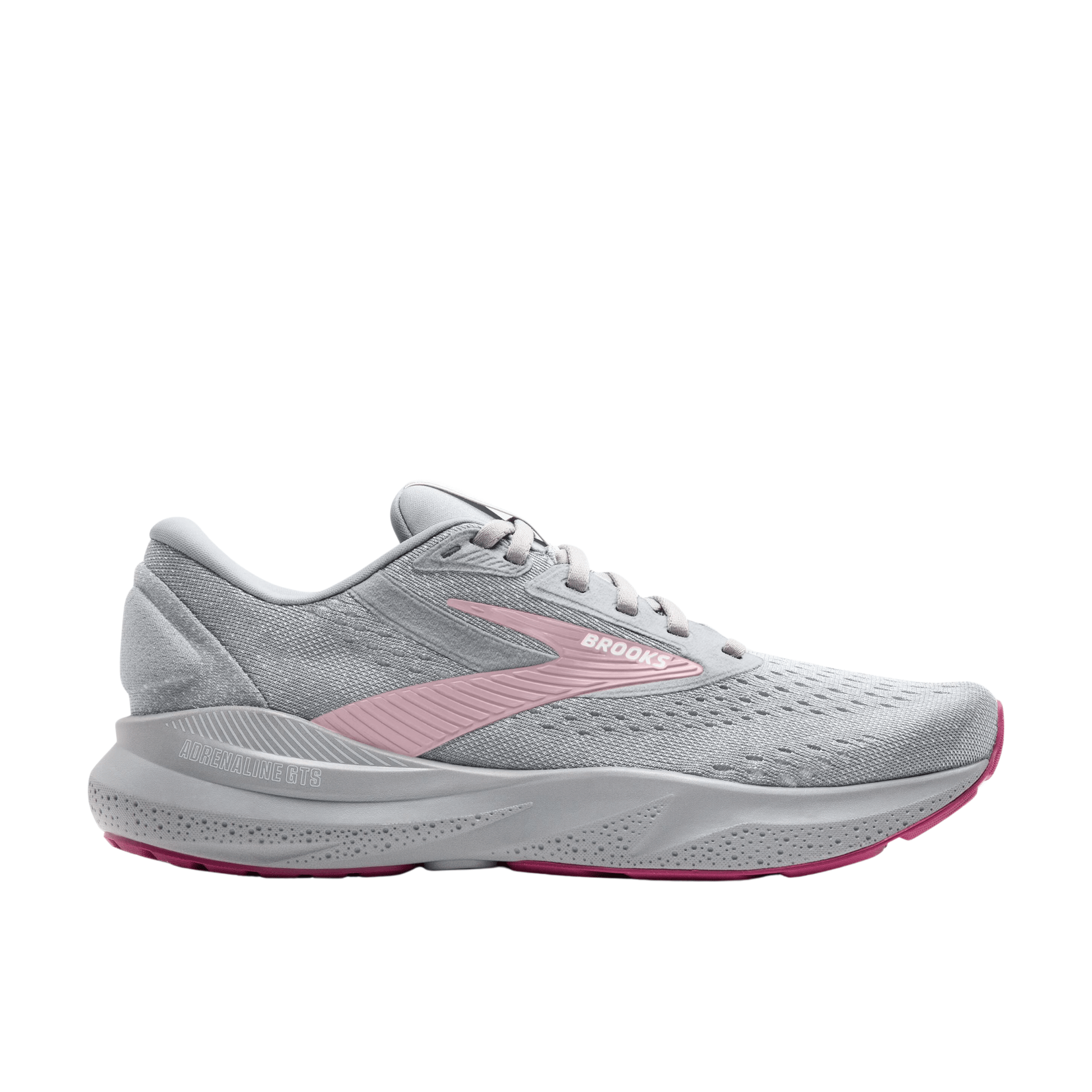 Brooks Women's Adrenaline GTS 24 Road Running Shoes - Alloy/White/Zephyr by Lenny's Shoe & Apparel