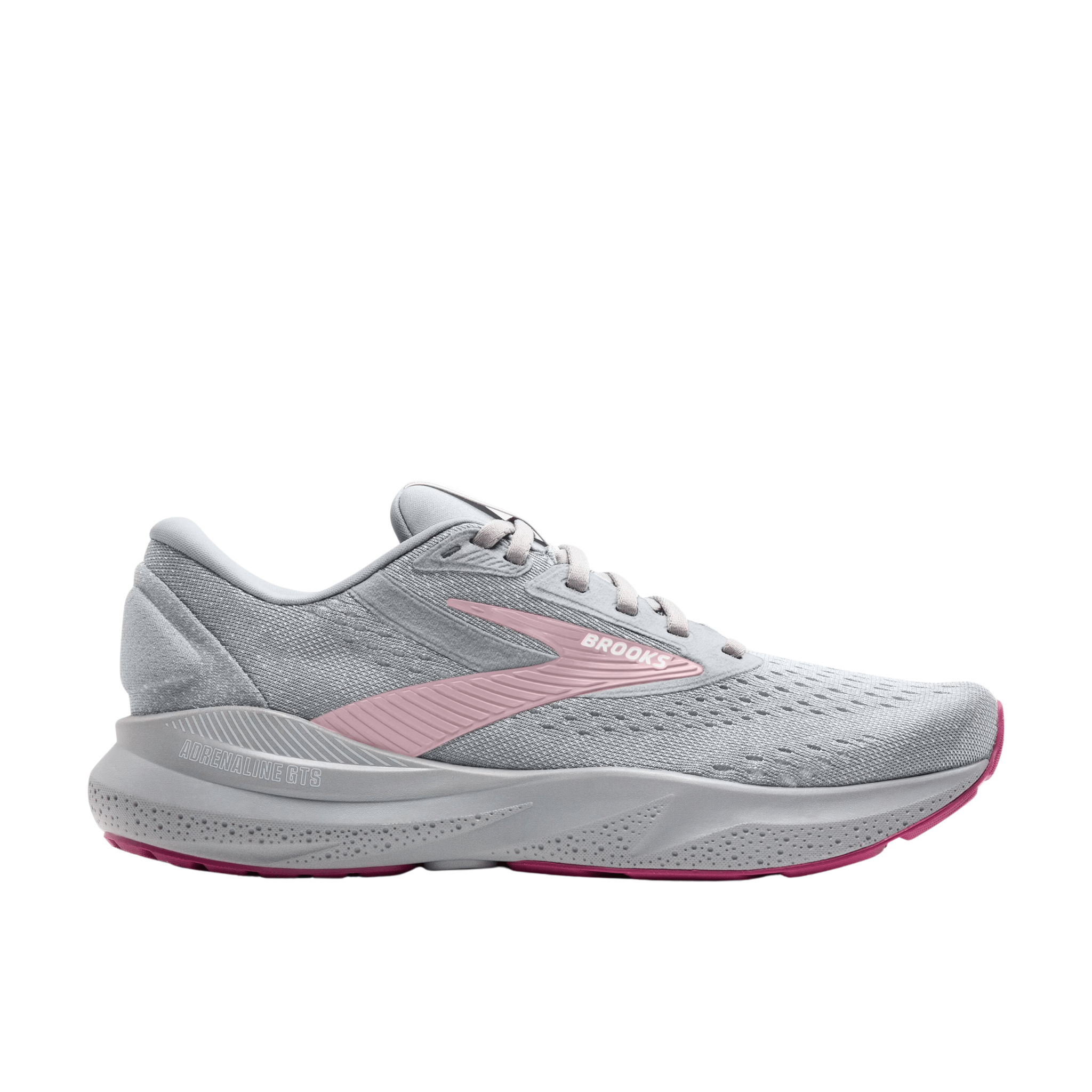 Brooks Women's Adrenaline GTS 24 Road Running Shoes - Alloy/White/Zephyr by Lenny's Shoe & Apparel