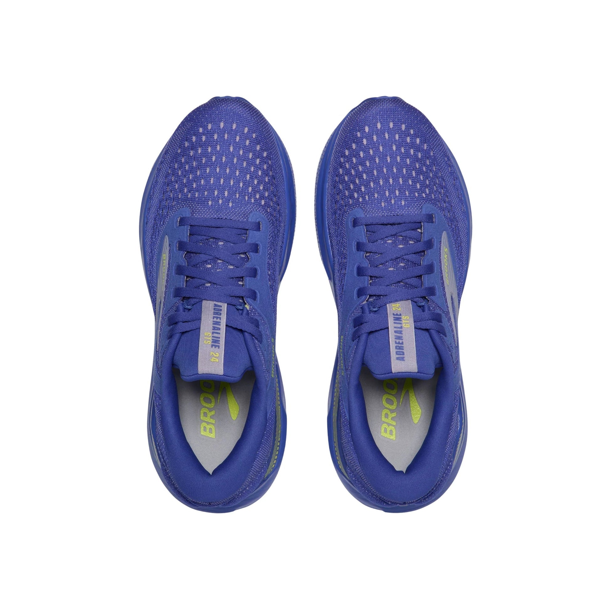 Brooks Women's Adrenaline GTS 24 Road Running Shoes - Amparo/Thistle/Yellow by Lenny's Shoe & Apparel