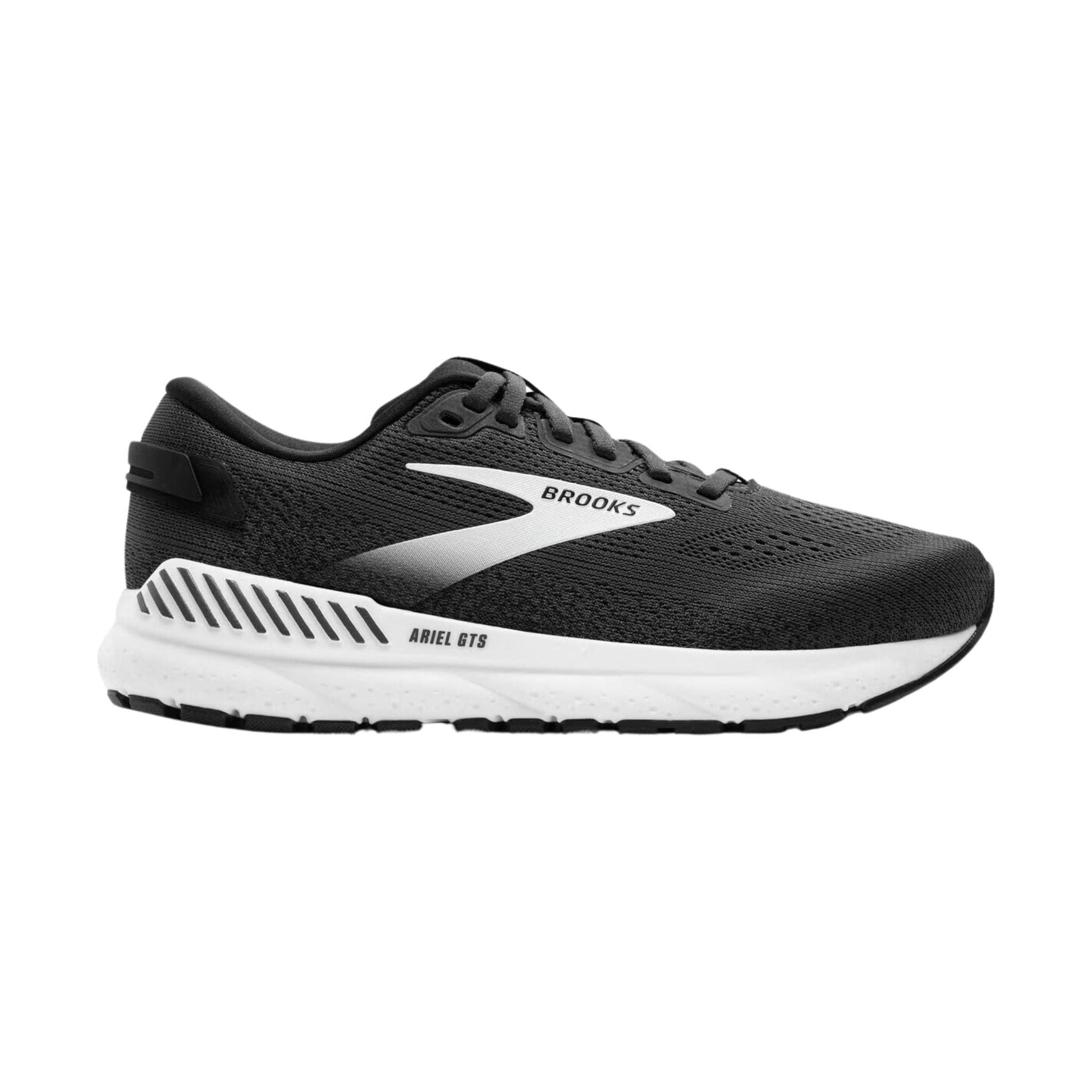 Brooks Women's Ariel GTS 24 Road Running Shoes - Ebony/Black/White by Lenny's Shoe & Apparel