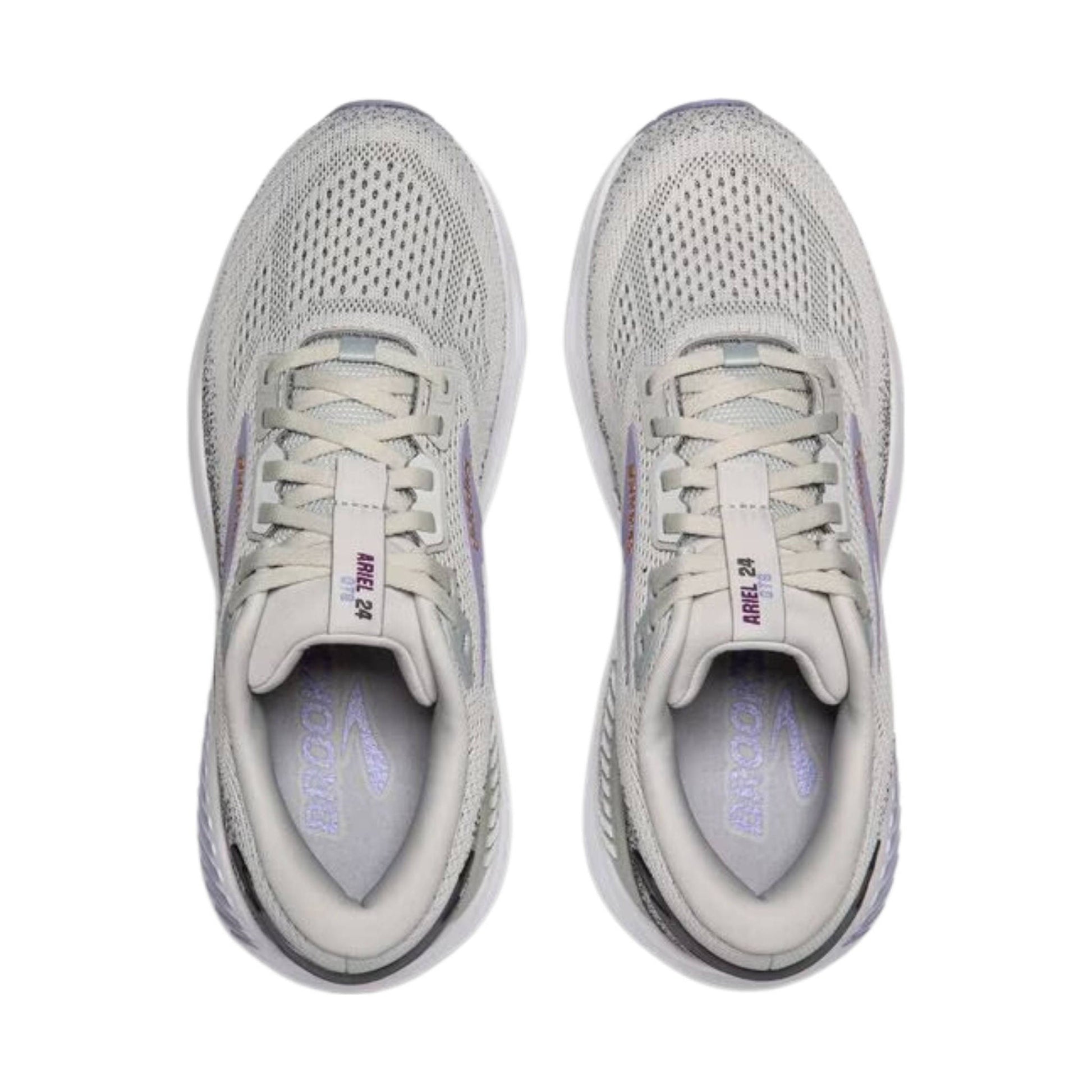 Brooks Women's Ariel GTS 24 Road Running Shoes - Mercury/Ebony/Sweet Lavender by Lenny's Shoe & Apparel