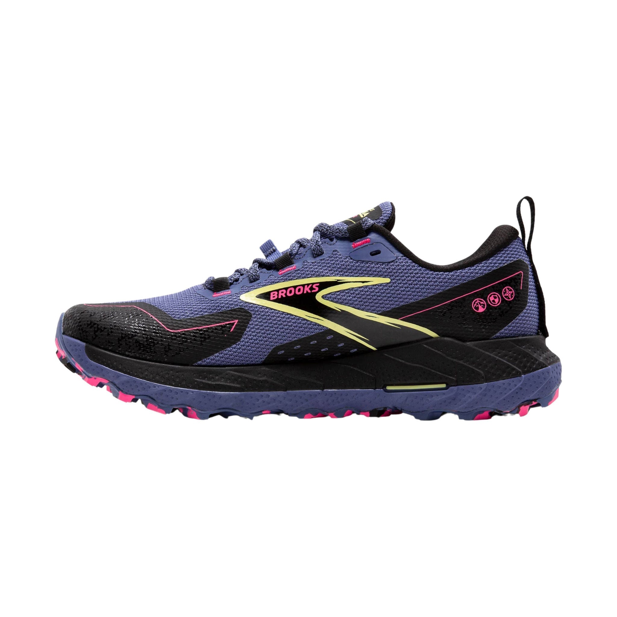 Brooks Women's Cascadia 18 GTX Trail Running Shoes - Grey Blue/Black/Pink by Lenny's Shoe & Apparel