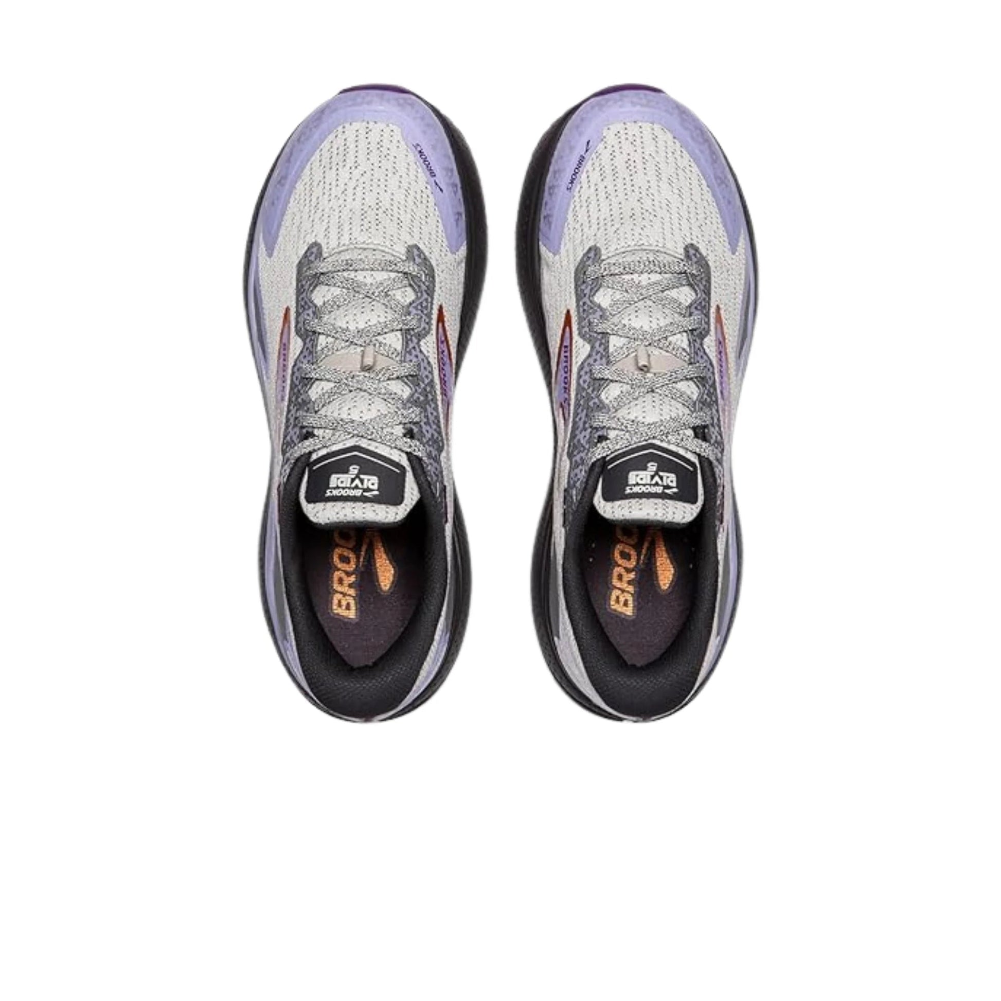 Brooks Women's Divide 5 Trail Running Shoes - Mercury/Ebony/Sweet Lavender by Lenny's Shoe & Apparel
