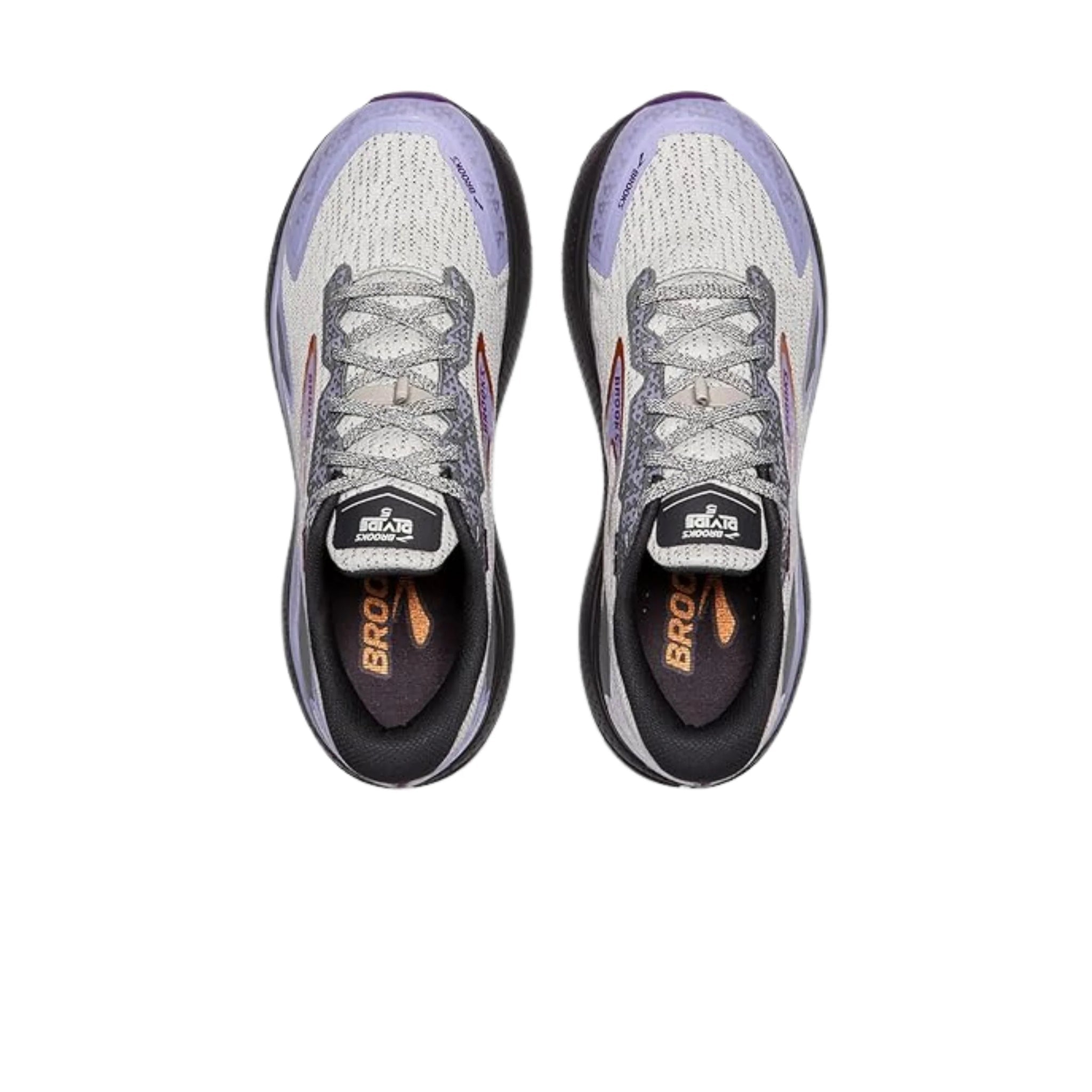 Brooks Women's Divide 5 Trail Running Shoes - Mercury/Ebony/Sweet Lavender by Lenny's Shoe & Apparel