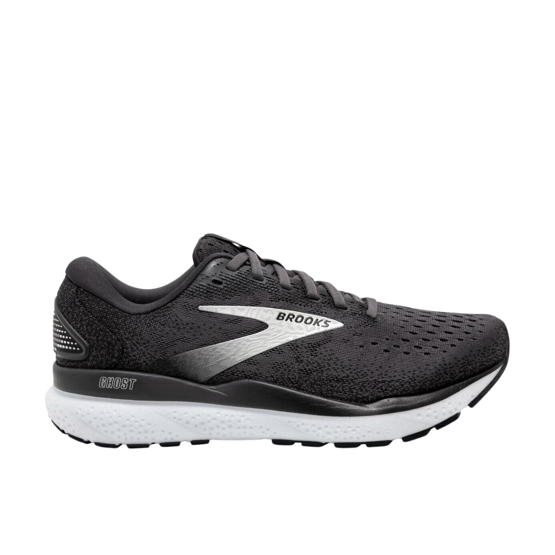 Brooks Women's Ghost 16 Road Running Shoes - Black/Grey/White by Lenny's Shoe & Apparel