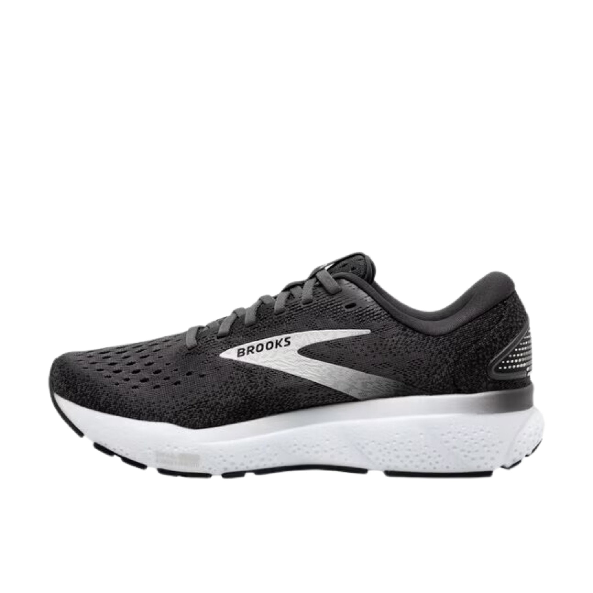 Brooks Women's Ghost 16 Road Running Shoes - Black/Grey/White by Lenny's Shoe & Apparel