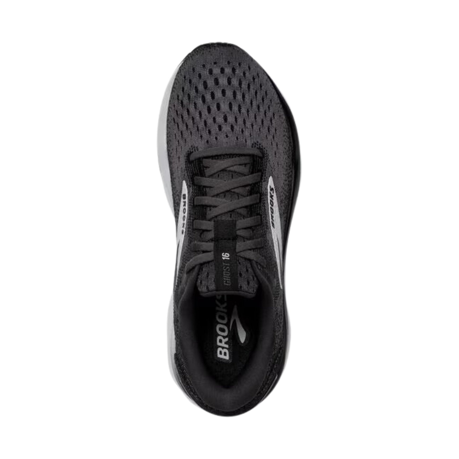 Brooks Women's Ghost 16 Road Running Shoes - Black/Grey/White by Lenny's Shoe & Apparel
