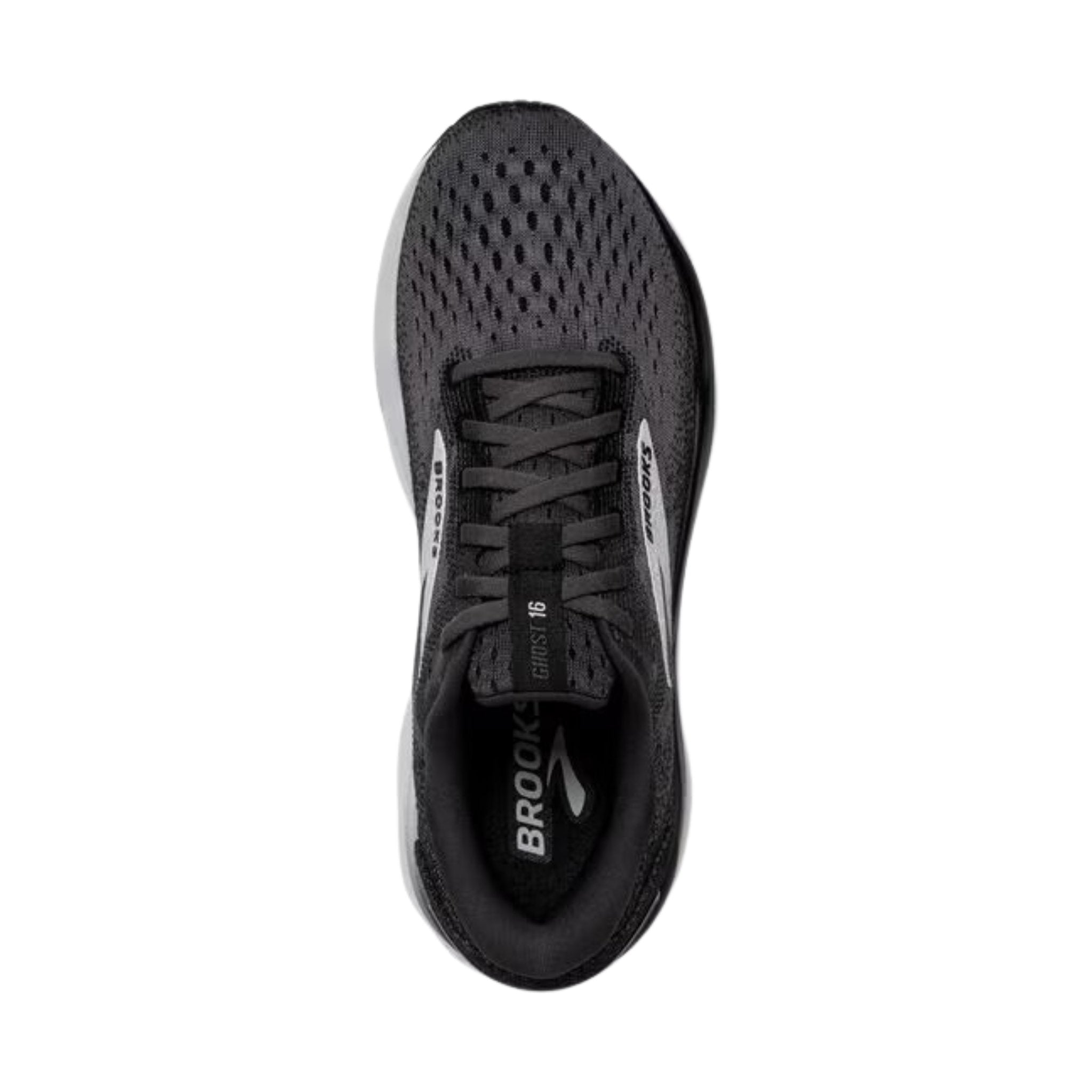 Brooks Women's Ghost 16 Road Running Shoes - Black/Grey/White by Lenny's Shoe & Apparel