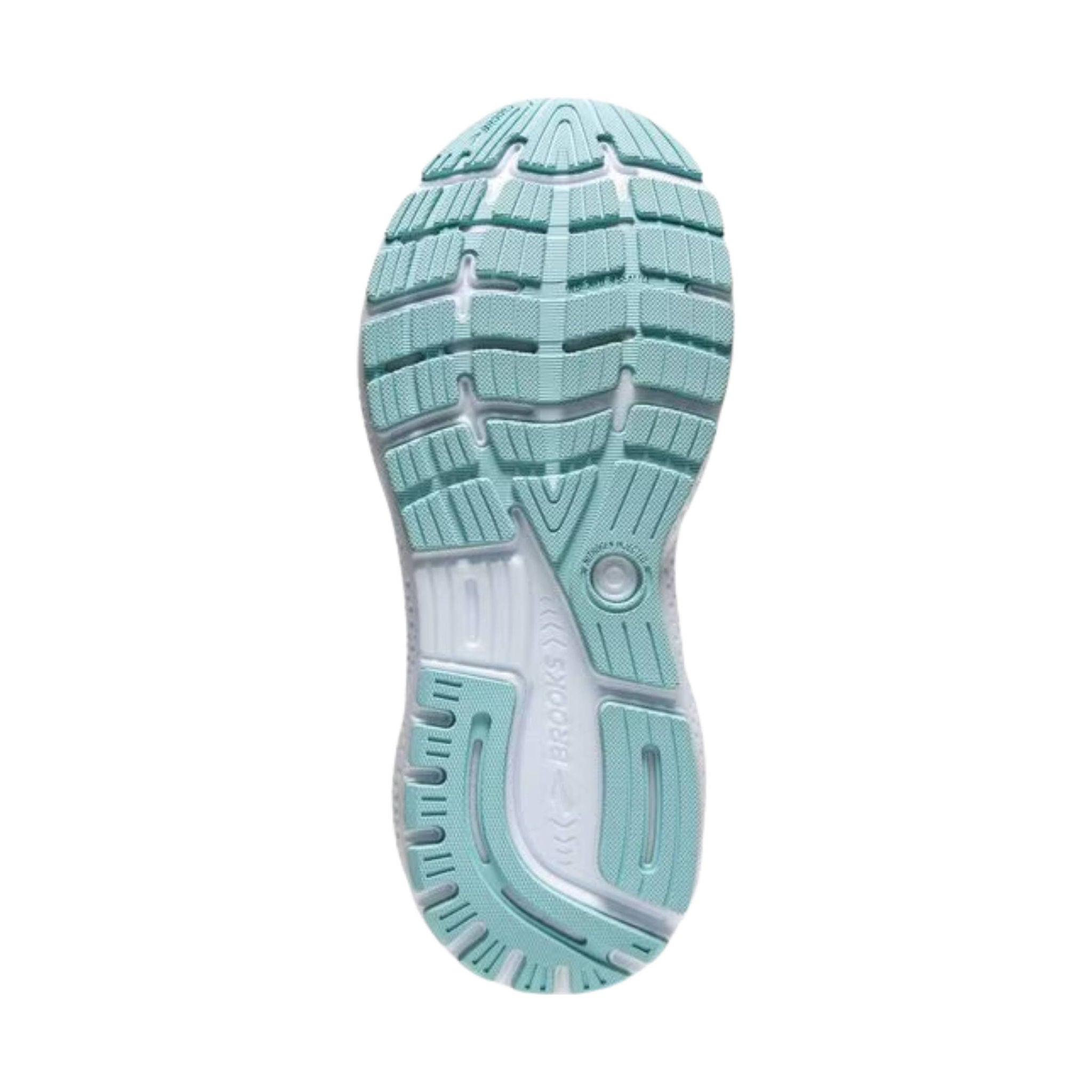 Brooks Women's Ghost 16 Road Running Shoes - White/Grey/Estate Blue by Lenny's Shoe & Apparel