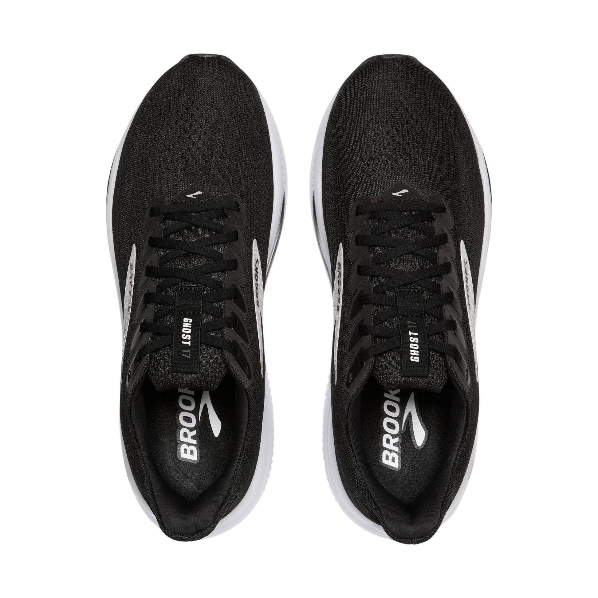 Brooks Women's Ghost 17 Road Running Shoes - Black/Grey/White by Lenny's Shoe & Apparel