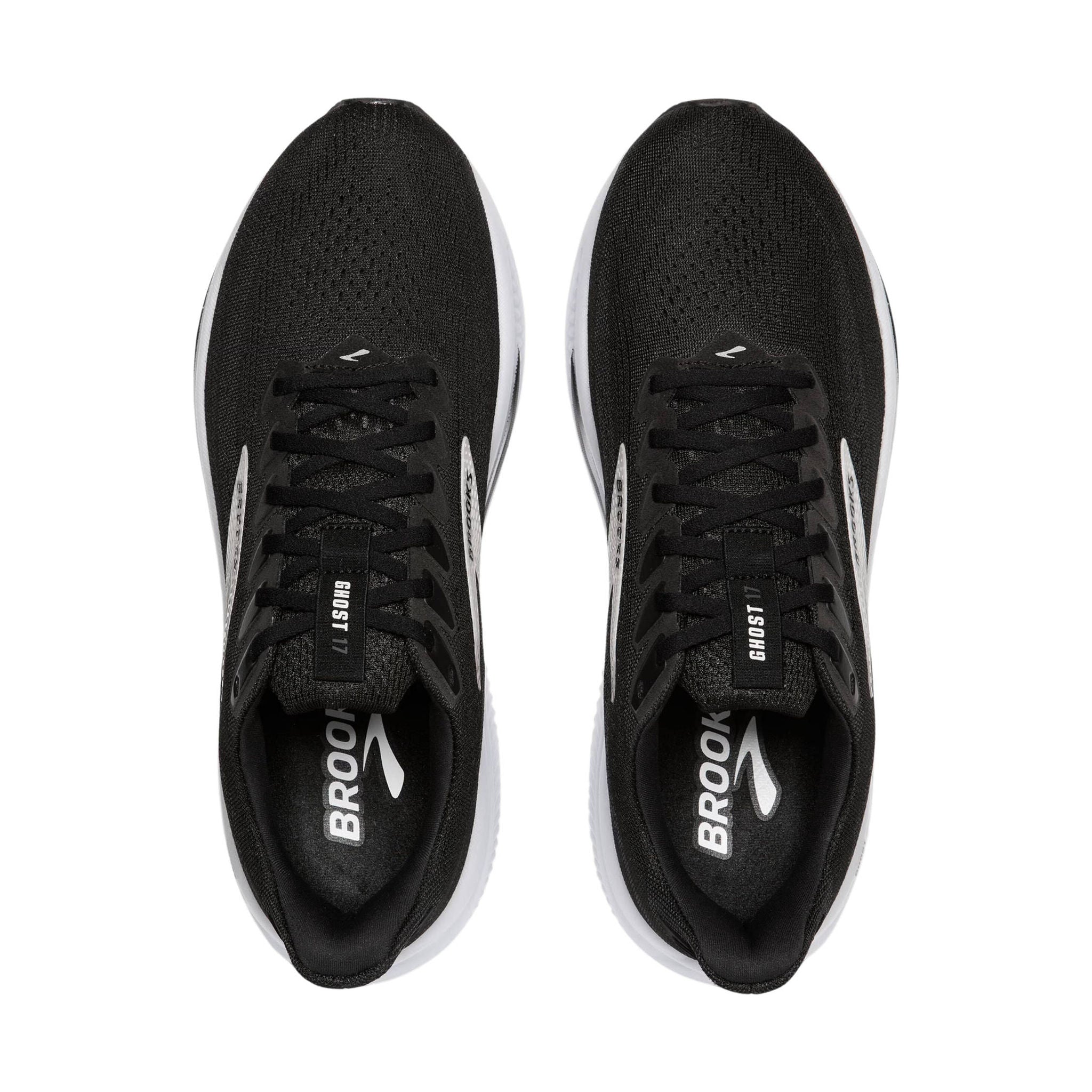 Brooks Women's Ghost 17 Road Running Shoes - Black/Grey/White by Lenny's Shoe & Apparel