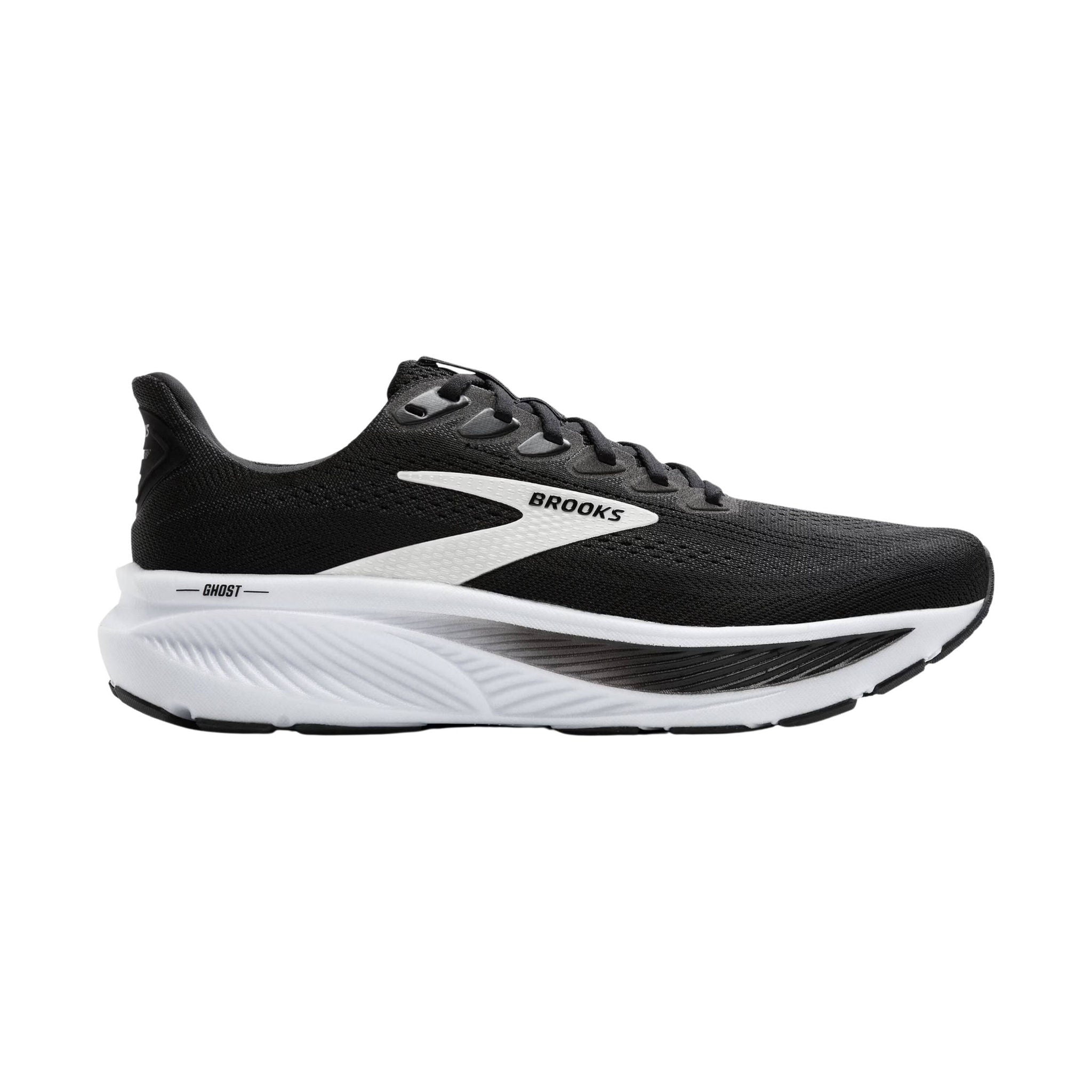 Brooks Women's Ghost 17 Road Running Shoes - Black/Grey/White by Lenny's Shoe & Apparel