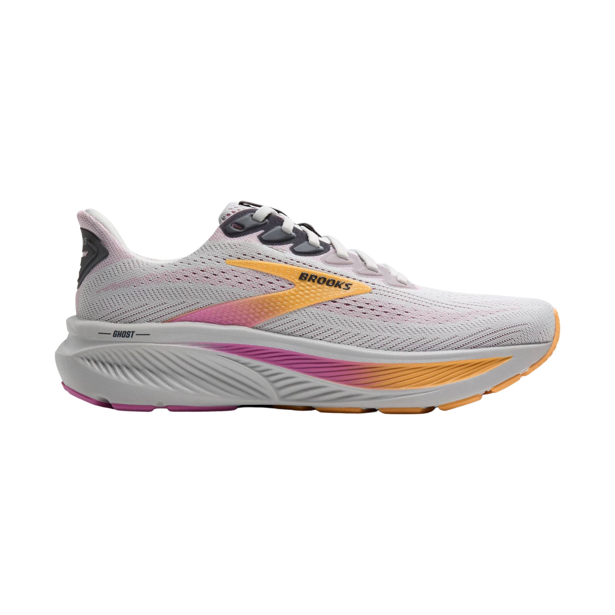 Brooks Women's Ghost 17 Road Running Shoes - Oyster/Apricot/Pink by Lenny's Shoe & Apparel