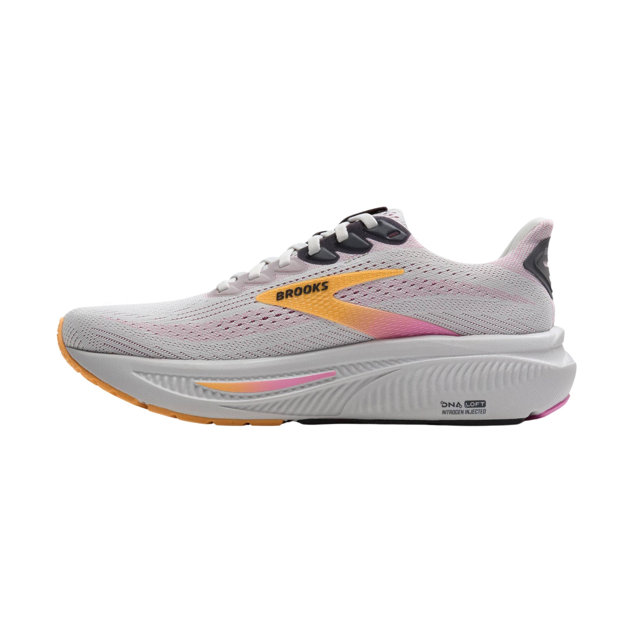 Brooks Women's Ghost 17 Road Running Shoes - Oyster/Apricot/Pink by Lenny's Shoe & Apparel