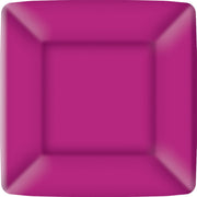 Raspberry Square Paper Salad / Dessert Plate