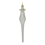 Crystalline Ice Scepter with Gold Crown - Glass Icicle