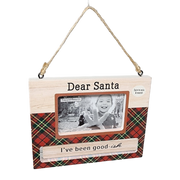 Spinning Frame Ornament - Dear Santa