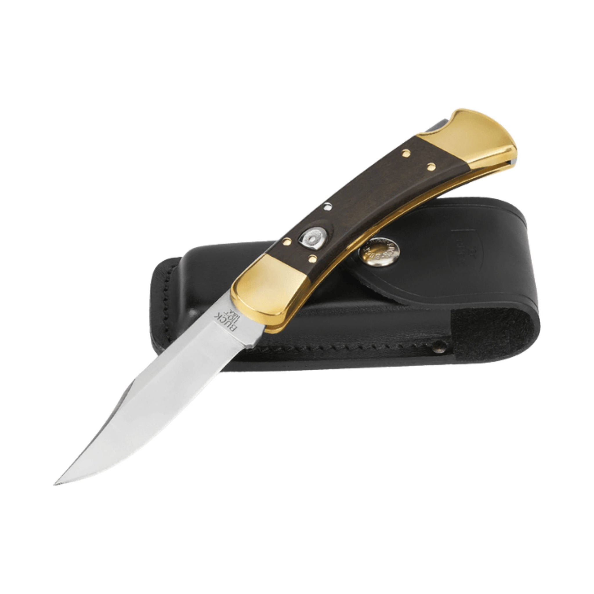 Buck 110 Auto Knife - Ebony/Brass by Lenny's Shoe & Apparel