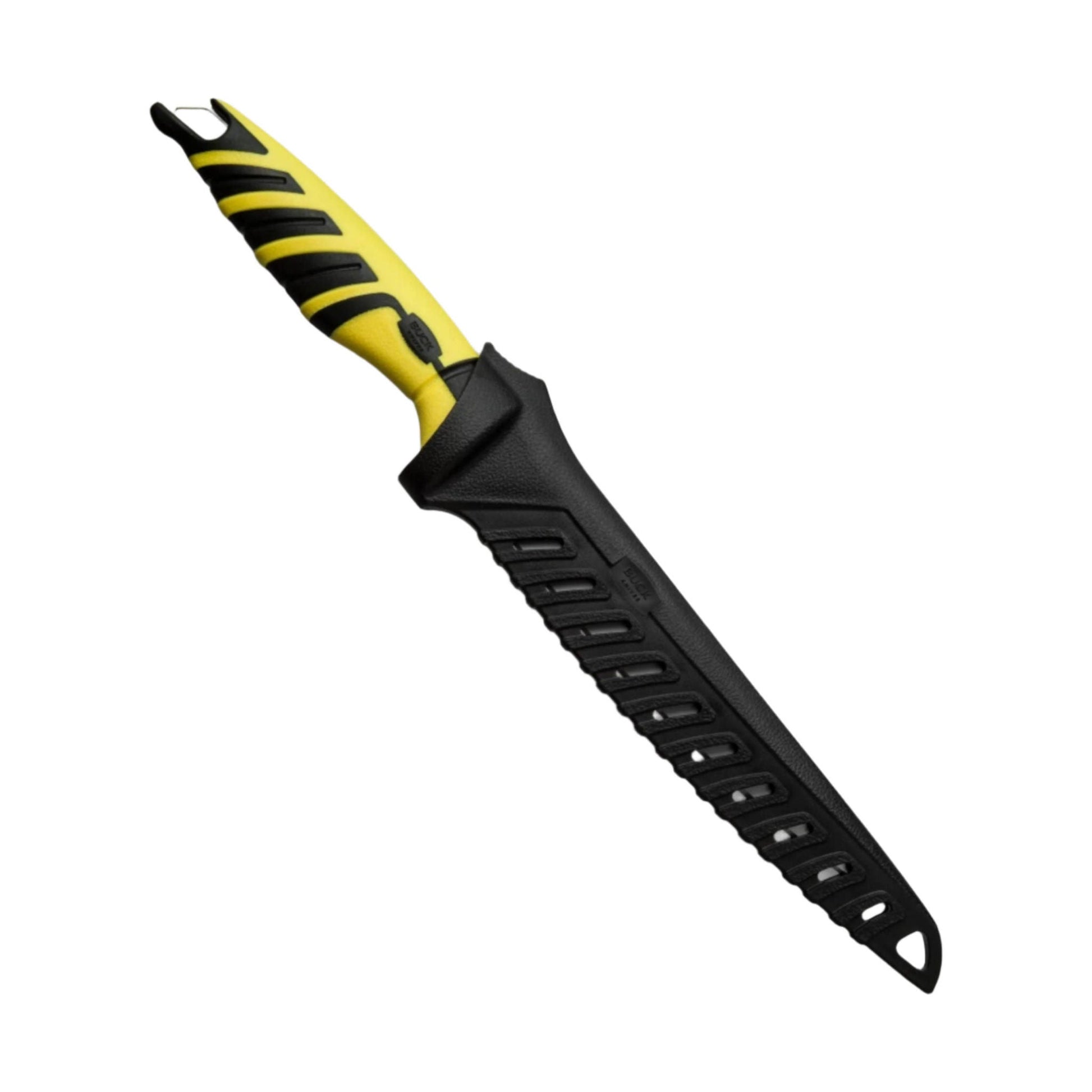 Buck Mr Crappie Slab Shaver Knife - Yellow/Black by Lenny's Shoe & Apparel