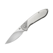 Buck Nobleman Knife - Brushed Steel by Lenny's Shoe & Apparel
