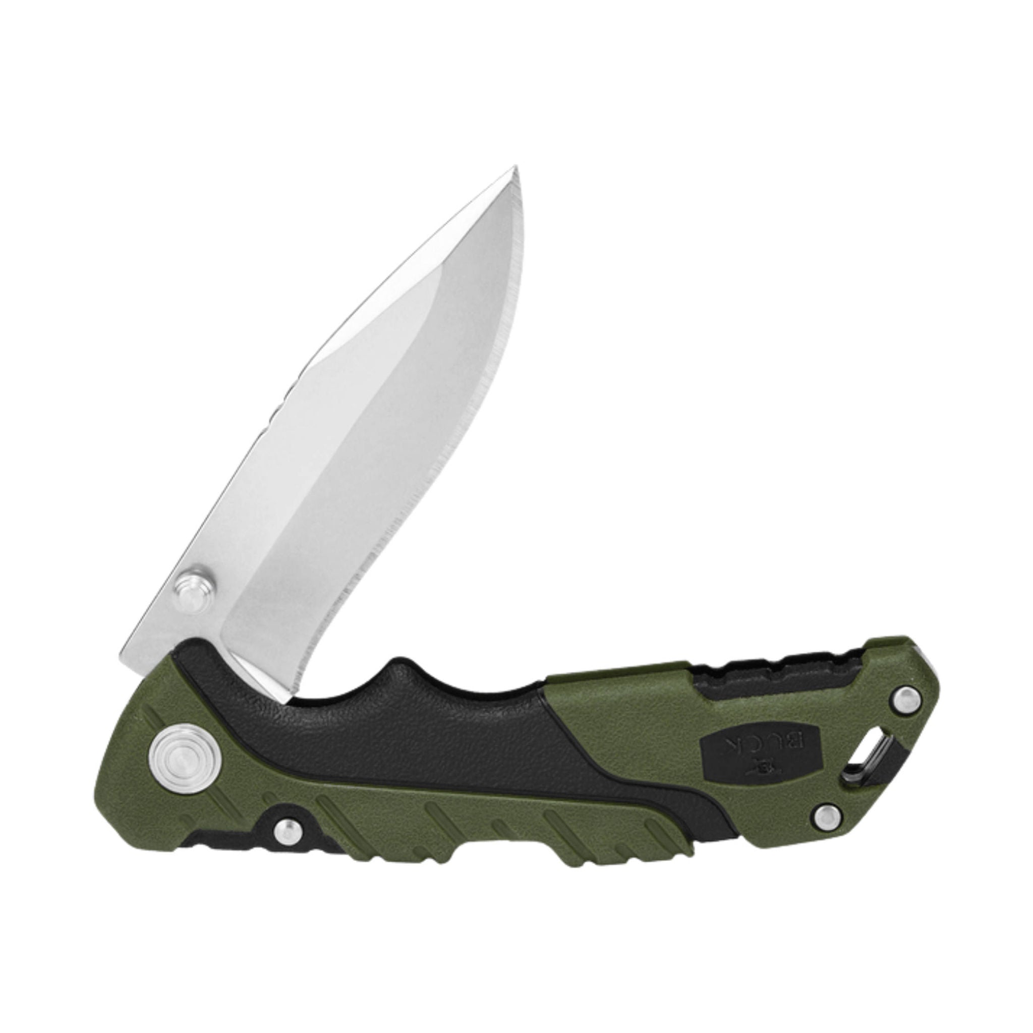 Buck Small Folding Pursuit Knife - Green/Black by Lenny's Shoe & Apparel