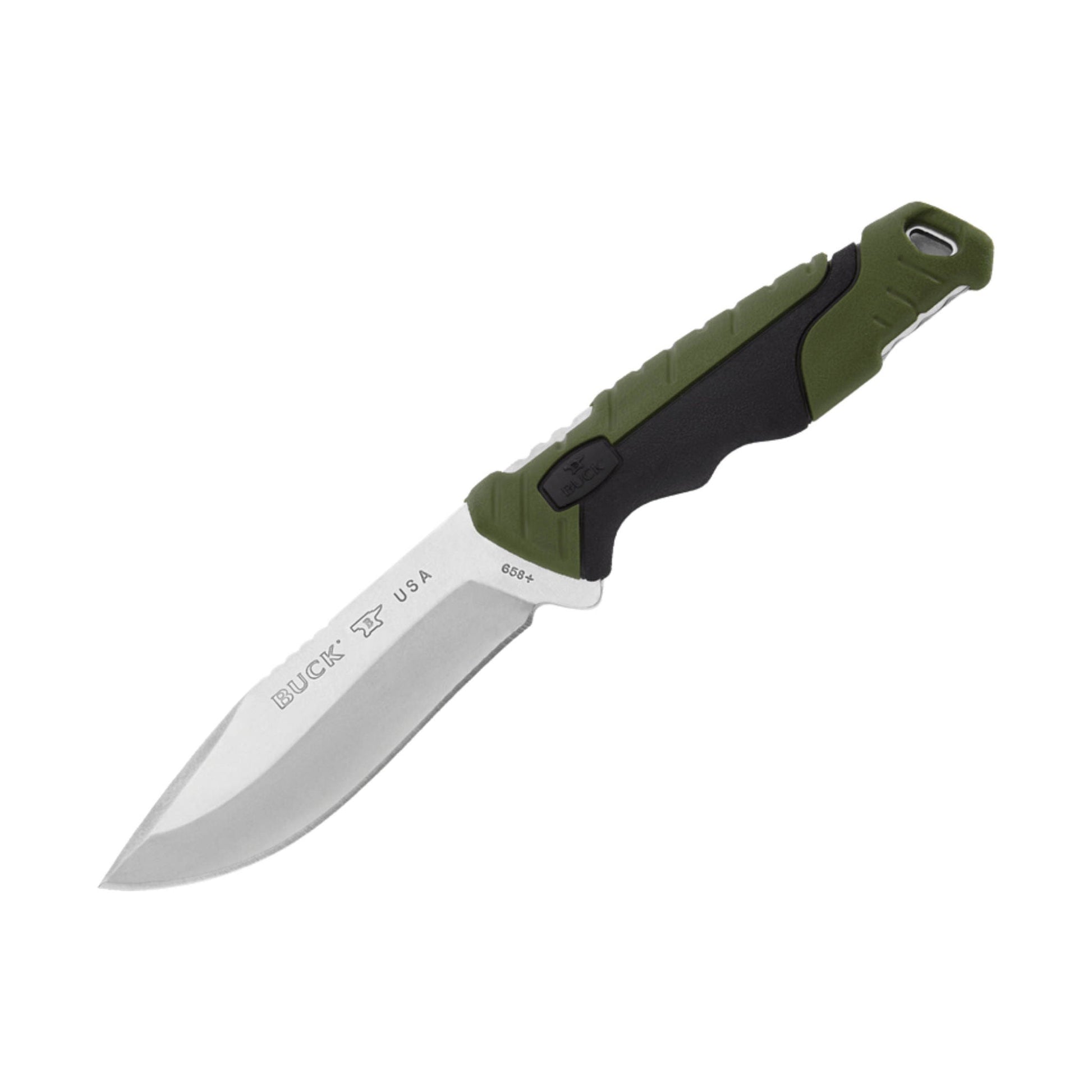 Buck Small Pursuit Knife - Green/Black by Lenny's Shoe & Apparel