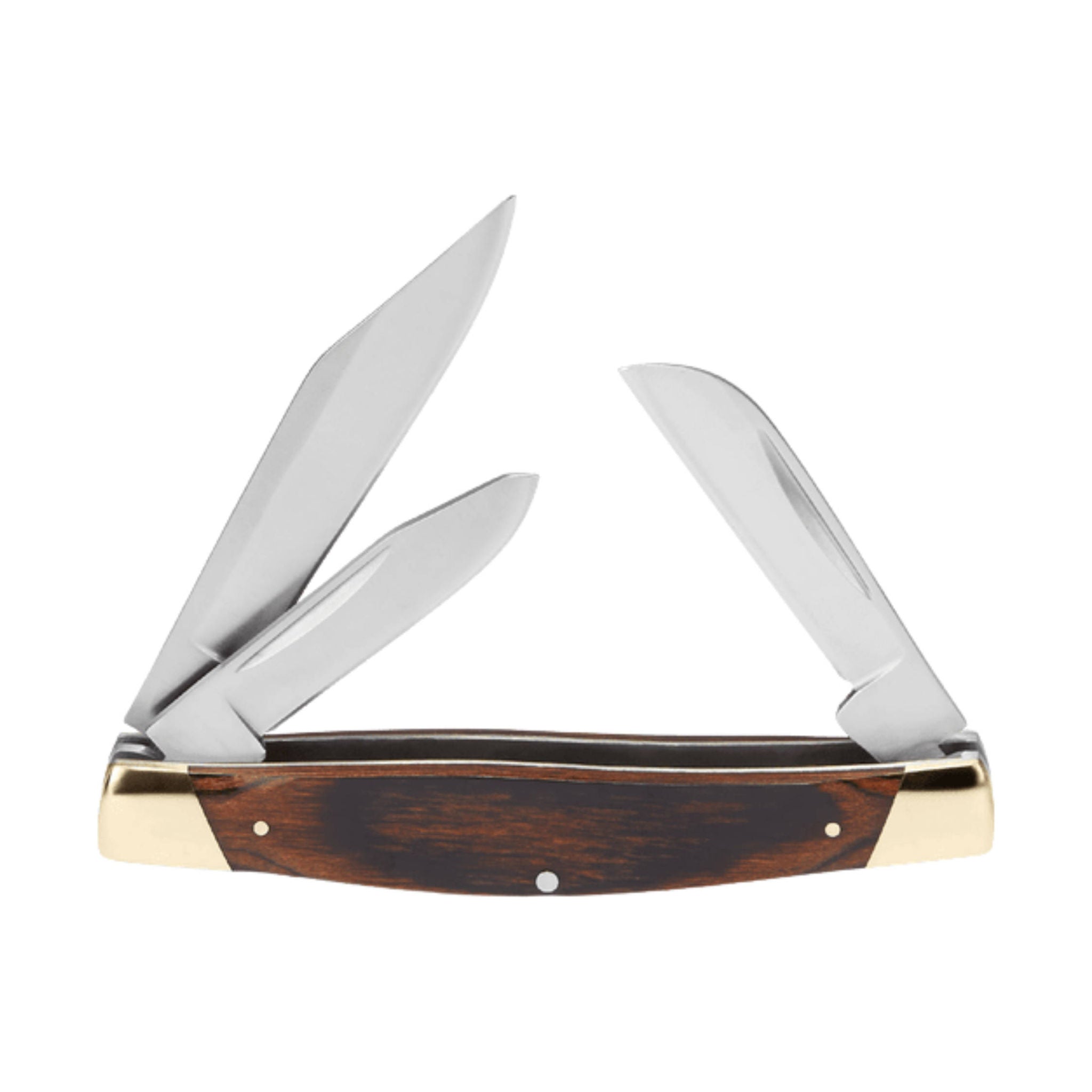 Buck Stockman Knife - Woodgrain Inlay by Lenny's Shoe & Apparel