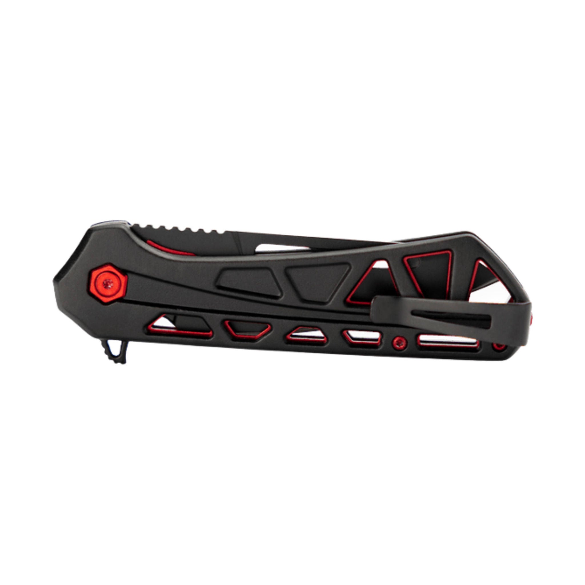 Buck Trace Ops Knife - Black/Red by Lenny's Shoe & Apparel