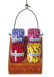 Country Store Candy Sticks Ornament