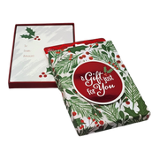 Gift Card Box - Rectangle - Holly