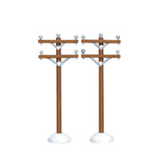 Set of 2 Telephone Poles